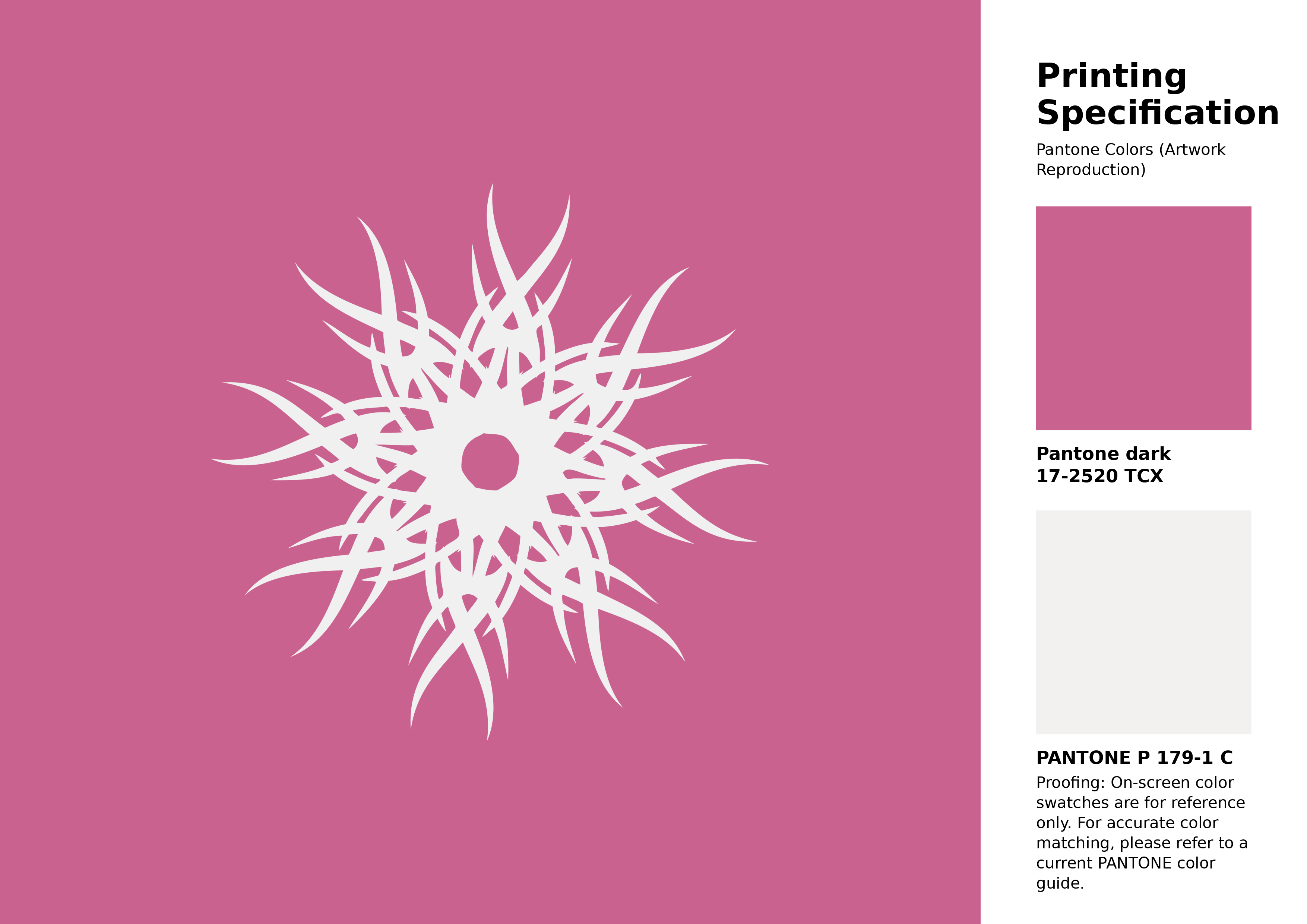 High-quality artwork and graphic illustration using Pantone 17-2520 Tcx Ibis Rose Color | Hex color Code #ca628f. A fantastic creative resource for designers and artists. #artwork #illustration #graphicart #ca628f