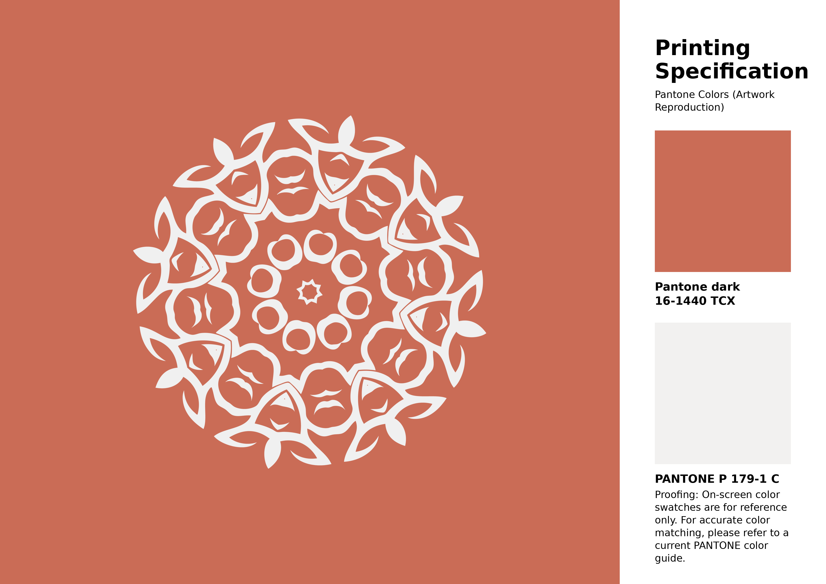 High-quality artwork and graphic illustration using Pantone 16-1440 Tcx Langoustino Color | Hex color Code #ca6c56. A fantastic creative resource for designers and artists. #artwork #illustration #graphicart #ca6c56