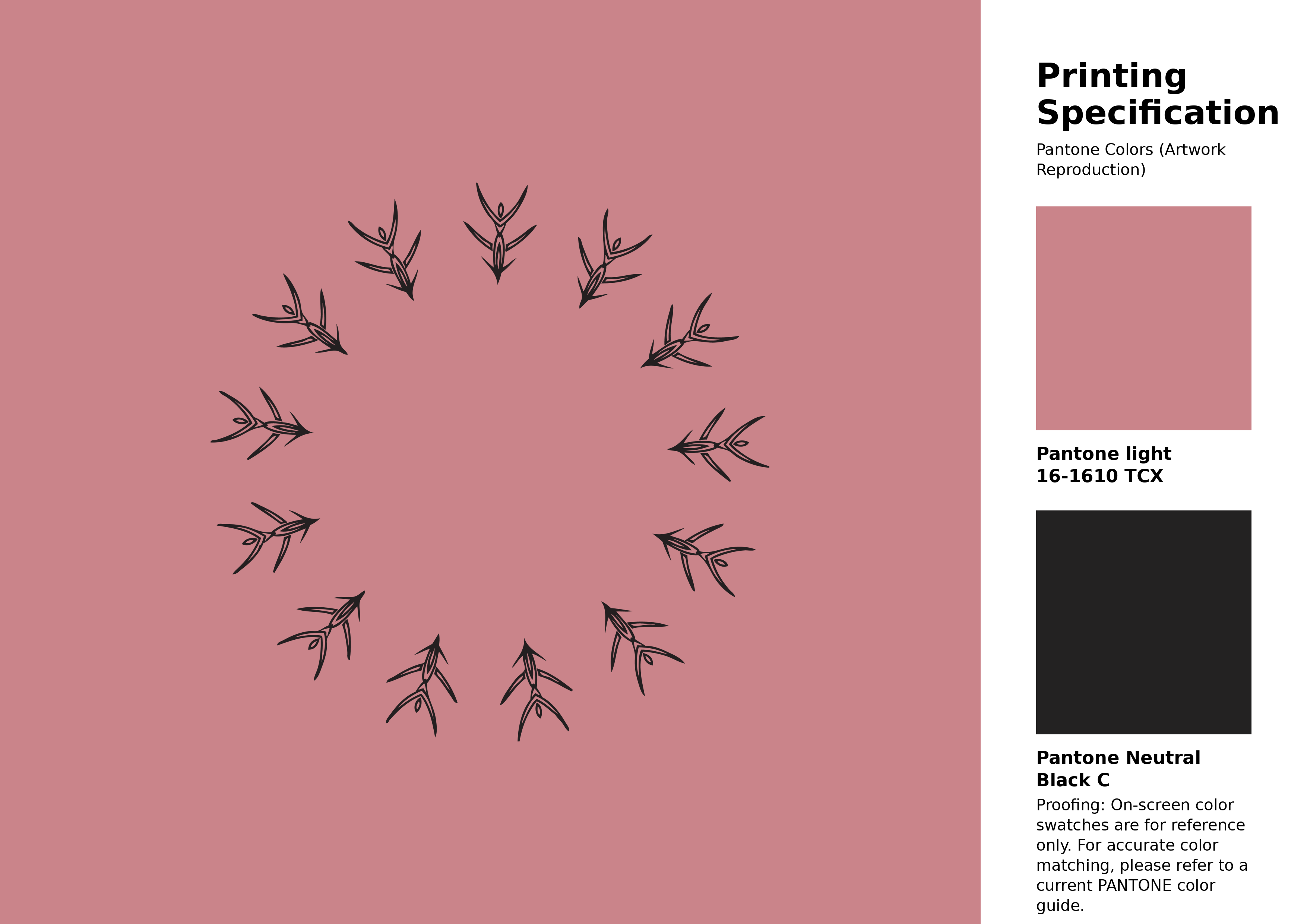 High-quality artwork and graphic illustration using Pantone 16-1610 Tcx Brandied Apricot Color | Hex color Code #ca848a. A fantastic creative resource for designers and artists. #artwork #illustration #graphicart #ca848a
