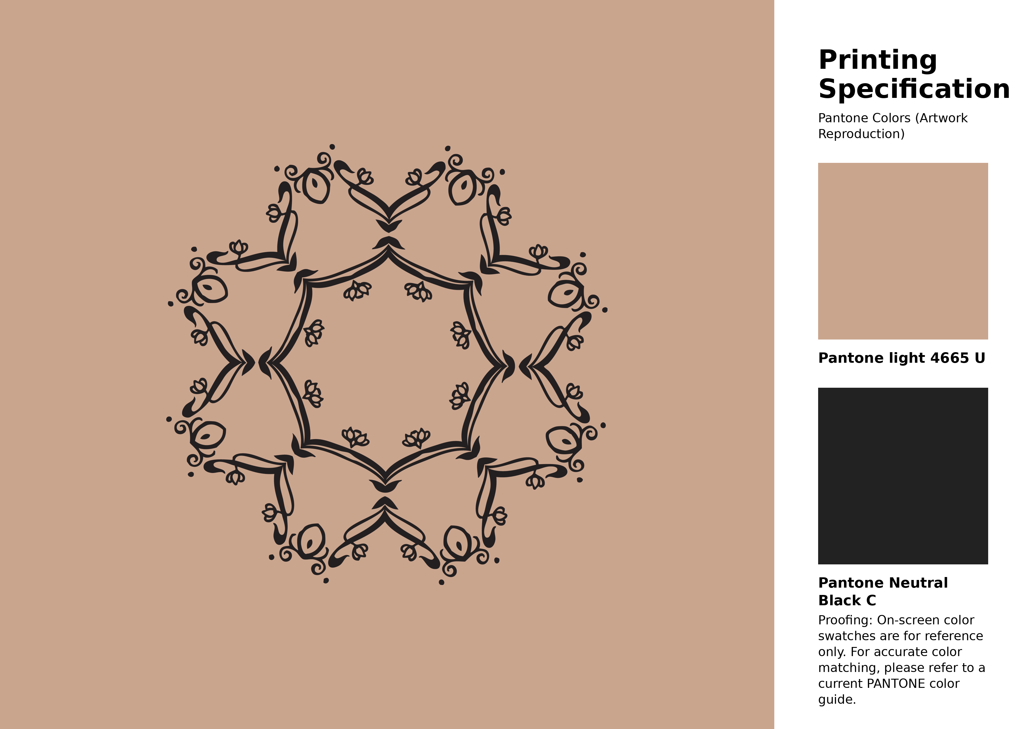 High-quality artwork and graphic illustration using Pantone 4665 U Color | Hex color Code #caa58e. A fantastic creative resource for designers and artists. #artwork #illustration #graphicart #caa58e