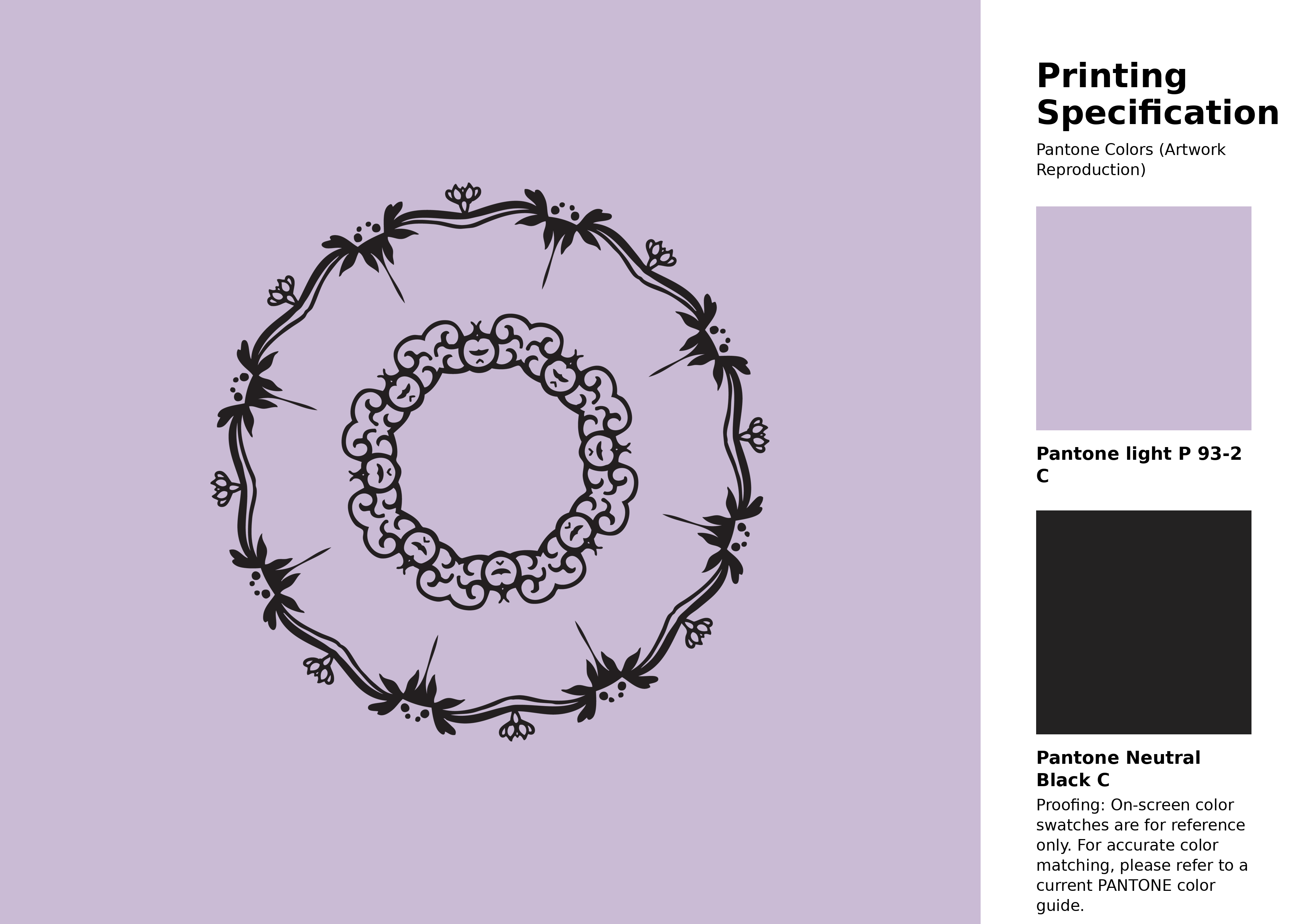 High-quality artwork and graphic illustration using Pantone P 93-2 C Color | Hex color Code #cabbd5. A fantastic creative resource for designers and artists. #artwork #illustration #graphicart #cabbd5
