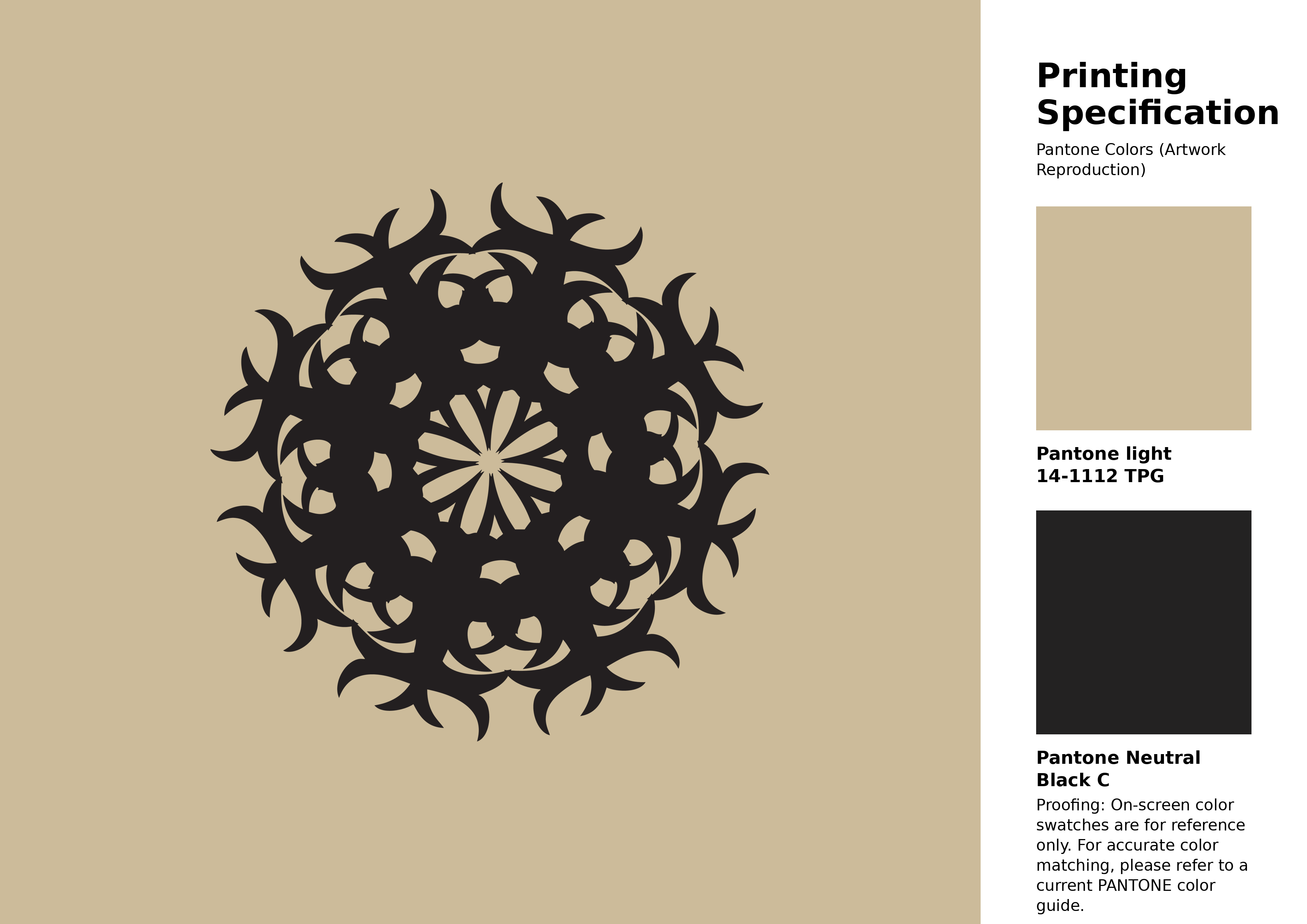 High-quality artwork and graphic illustration using Pantone 14-1112 Tpg Pebble Color | Hex color Code #ccbb9a. A fantastic creative resource for designers and artists. #artwork #illustration #graphicart #ccbb9a