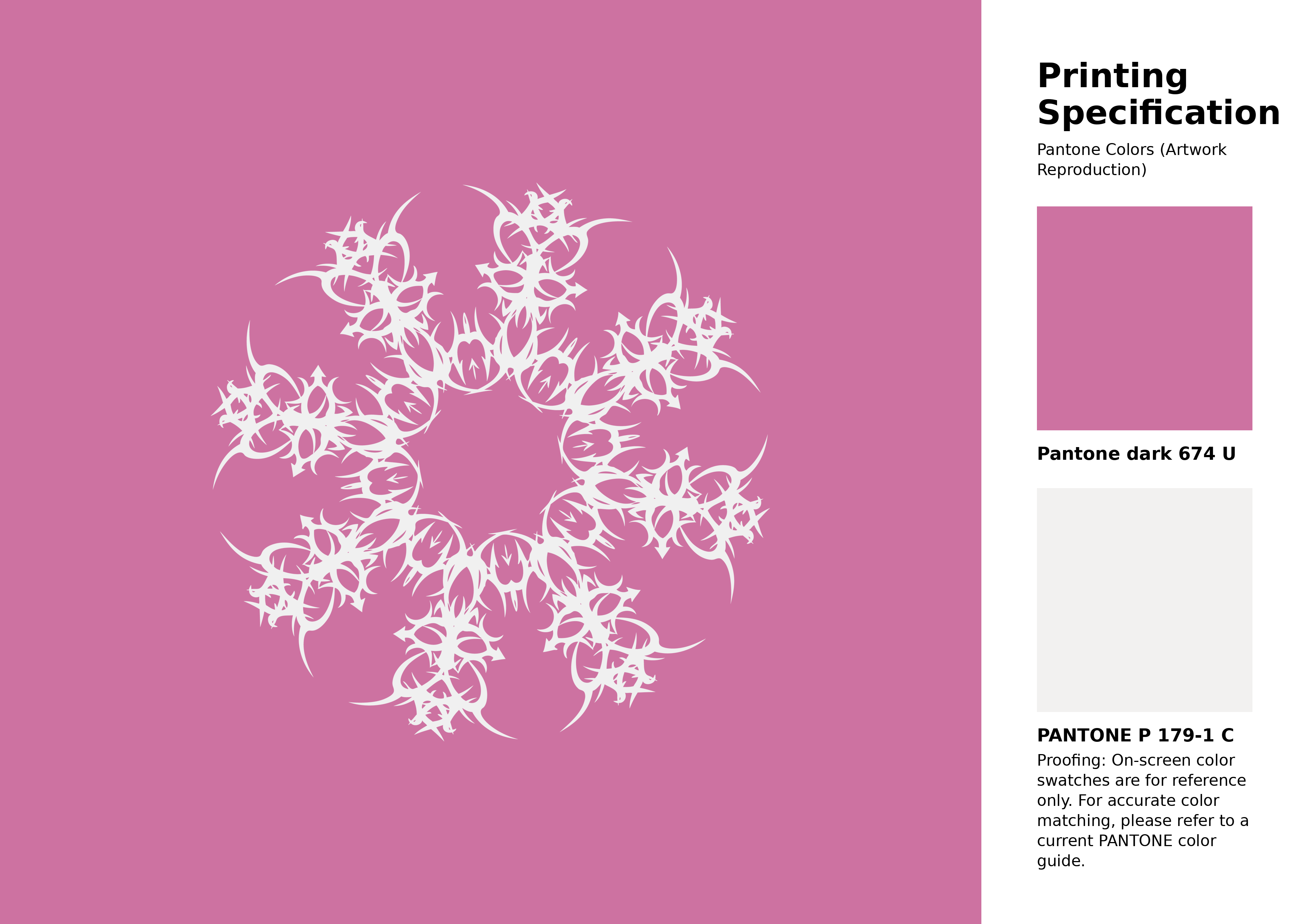 High-quality artwork and graphic illustration using Pantone 674 U Color | Hex color Code #cd72a1. A fantastic creative resource for designers and artists. #artwork #illustration #graphicart #cd72a1