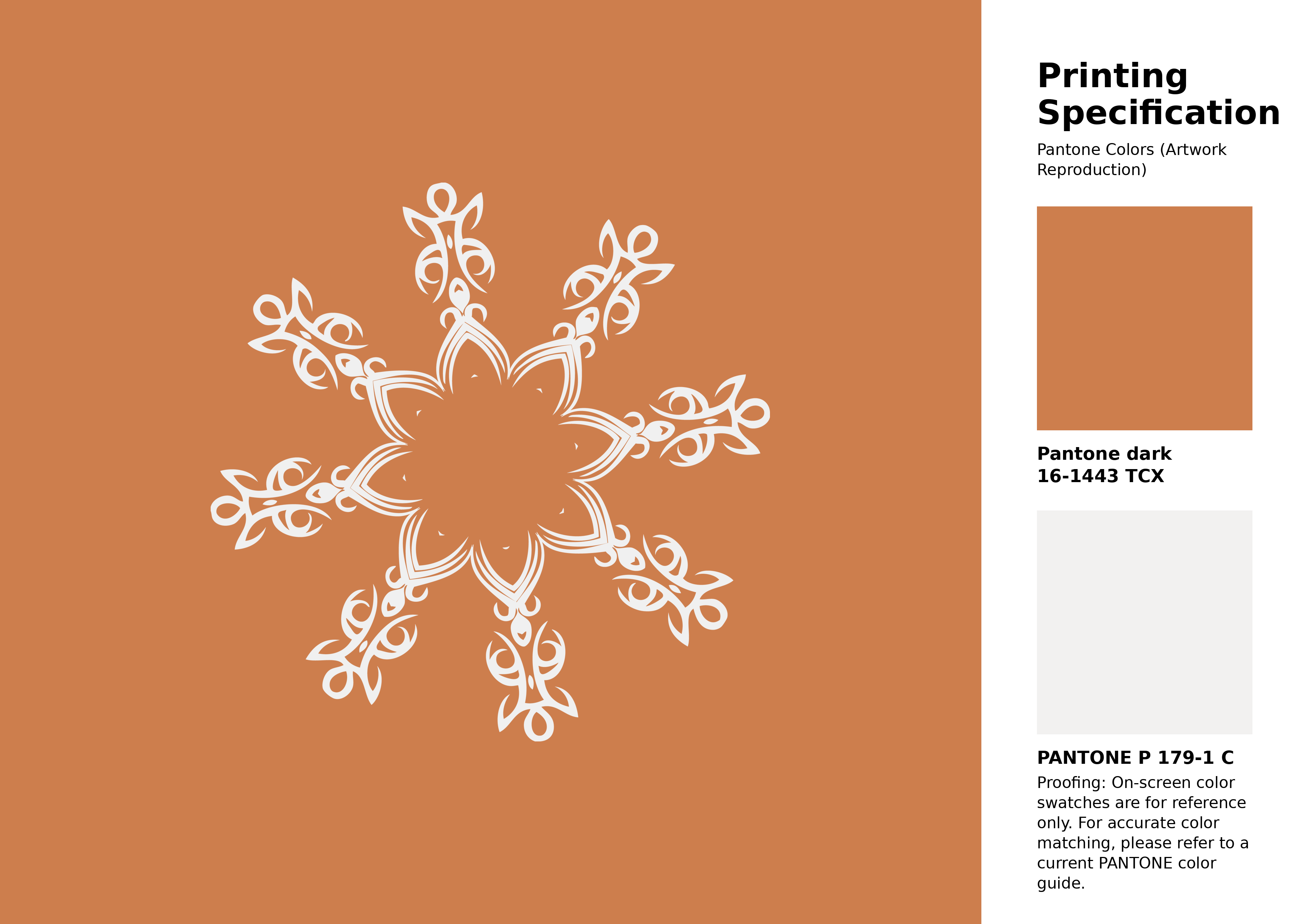 High-quality artwork and graphic illustration using Pantone 16-1443 Tcx Apricot Buff Color | Hex color Code #cd7e4d. A fantastic creative resource for designers and artists. #artwork #illustration #graphicart #cd7e4d