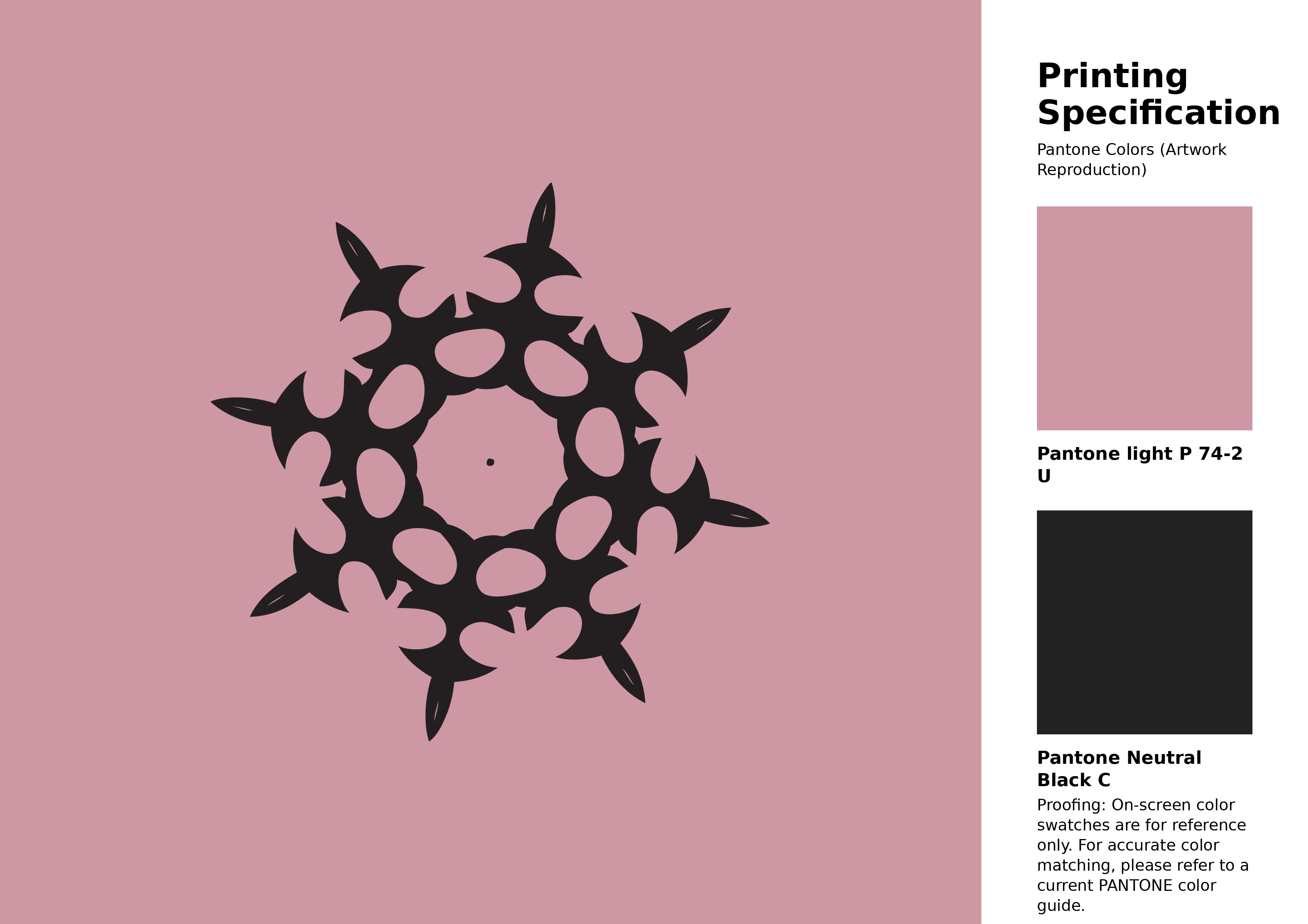 High-quality artwork and graphic illustration using Pantone P 74-2 U Color | Hex color Code #ce97a4. A fantastic creative resource for designers and artists. #artwork #illustration #graphicart #ce97a4