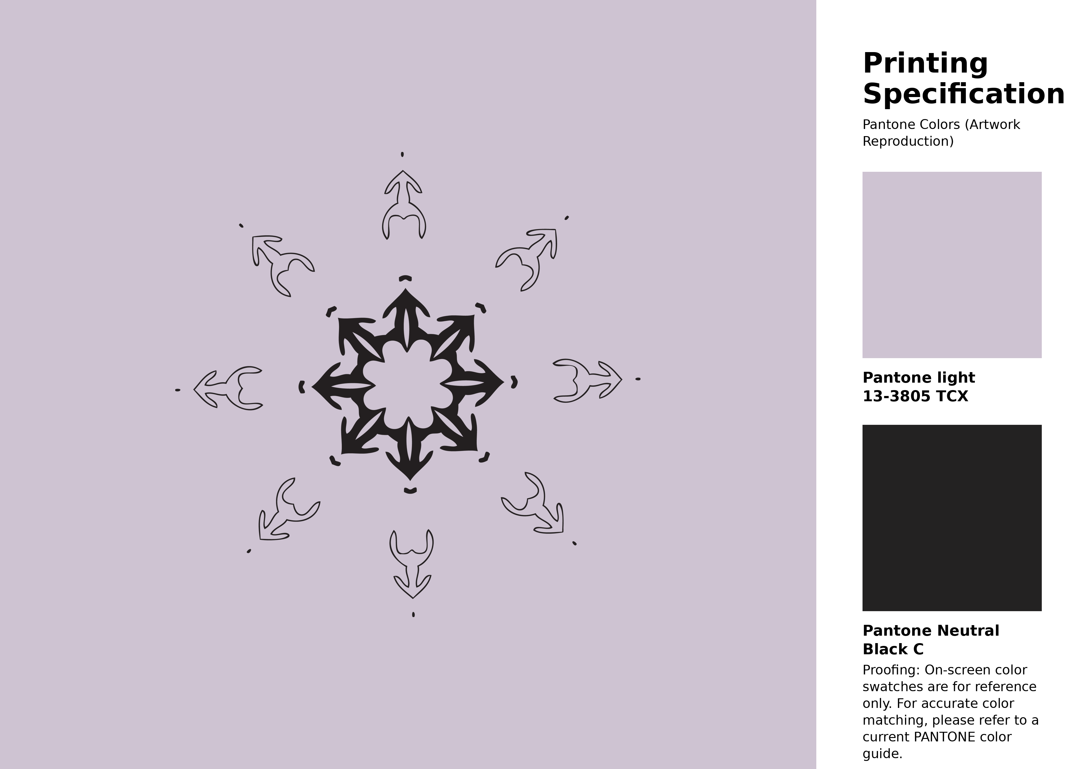 High-quality artwork and graphic illustration using Pantone 13-3805 Tcx Orchid Hush Color | Hex color Code #cec3d2. A fantastic creative resource for designers and artists. #artwork #illustration #graphicart #cec3d2
