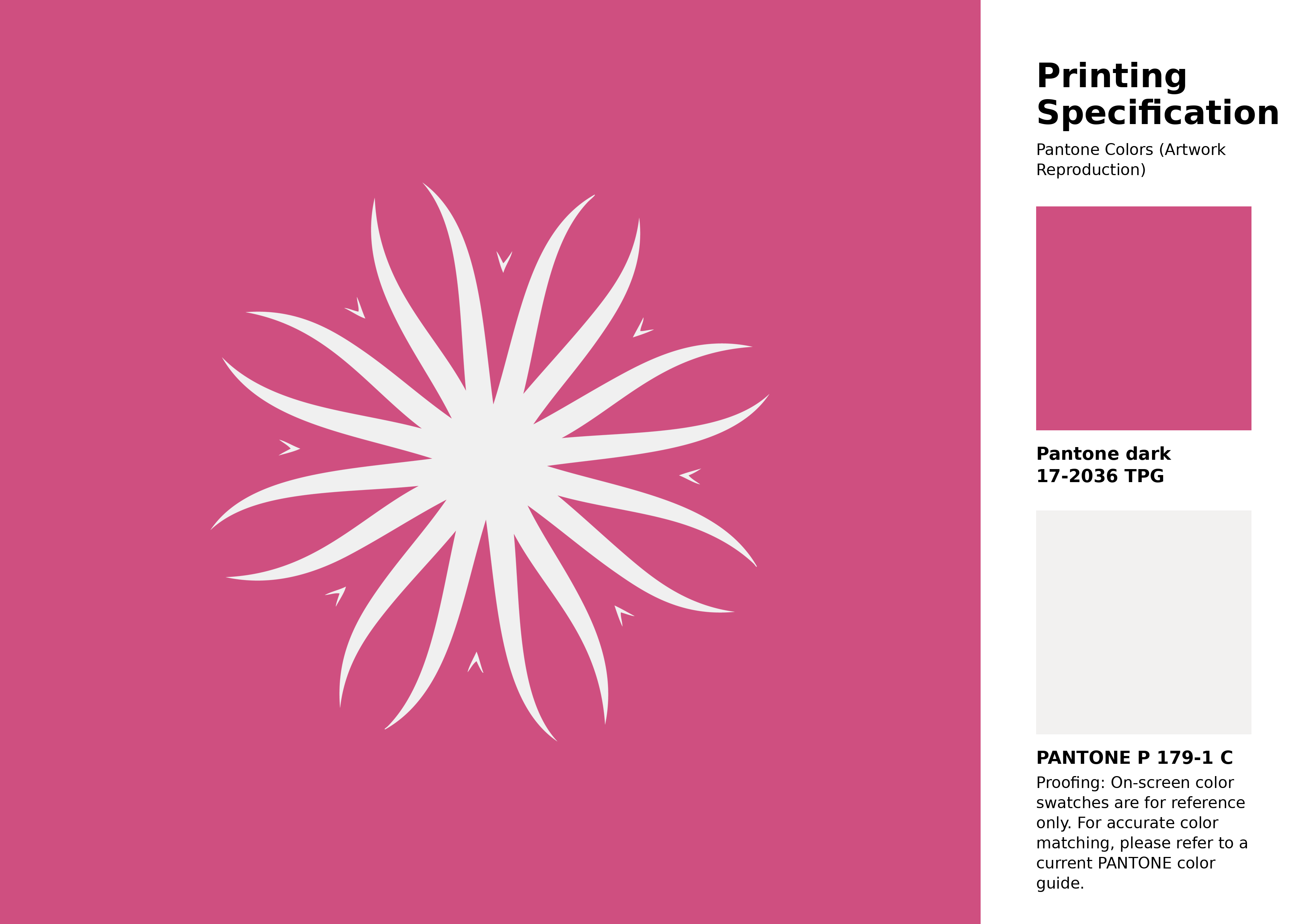High-quality artwork and graphic illustration using Pantone 17-2036 Tpg Magenta Color | Hex color Code #cf4f80. A fantastic creative resource for designers and artists. #artwork #illustration #graphicart #cf4f80