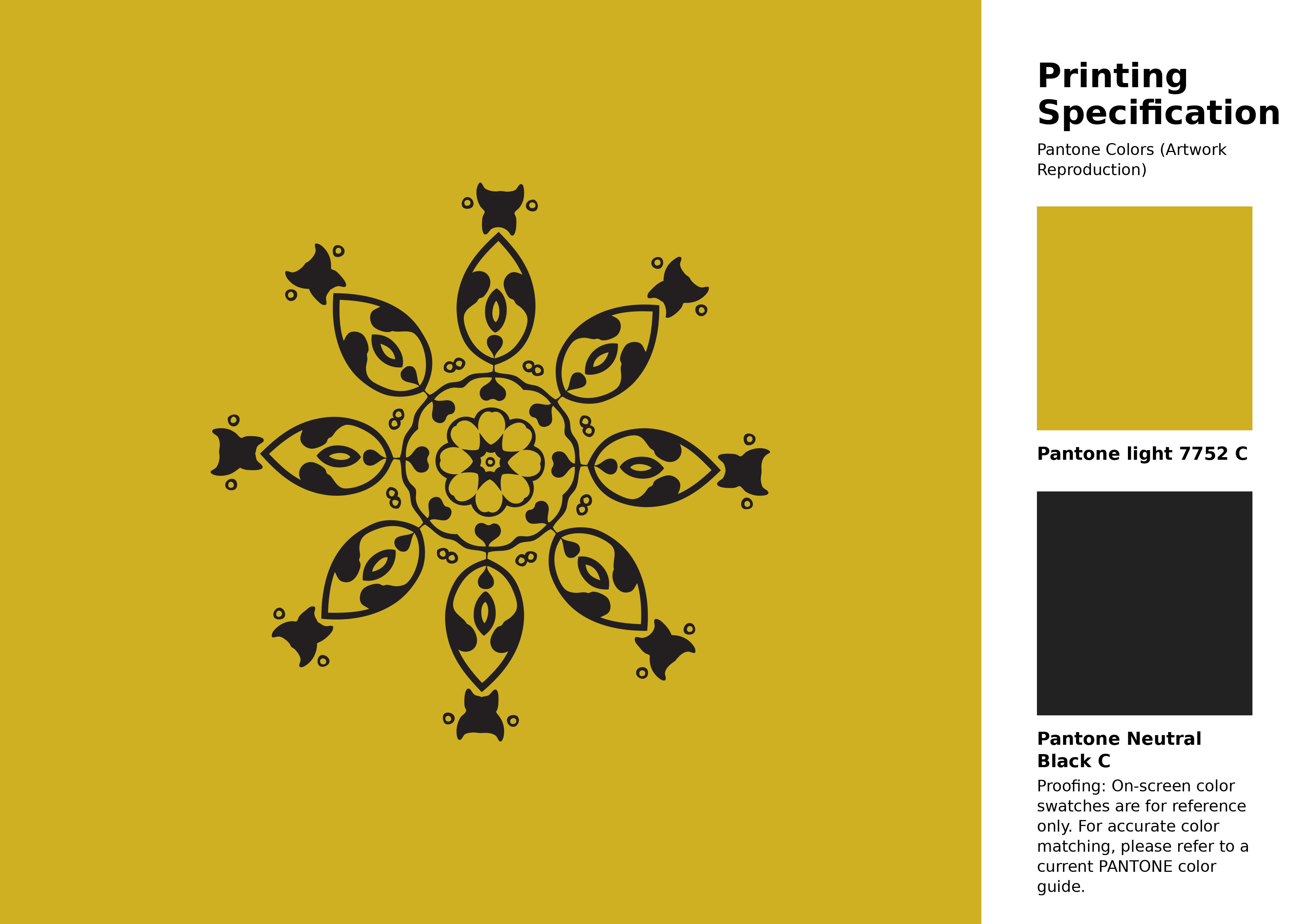 High-quality artwork and graphic illustration using Pantone 7752 C Color | Hex color Code #cfb023. A fantastic creative resource for designers and artists. #artwork #illustration #graphicart #cfb023
