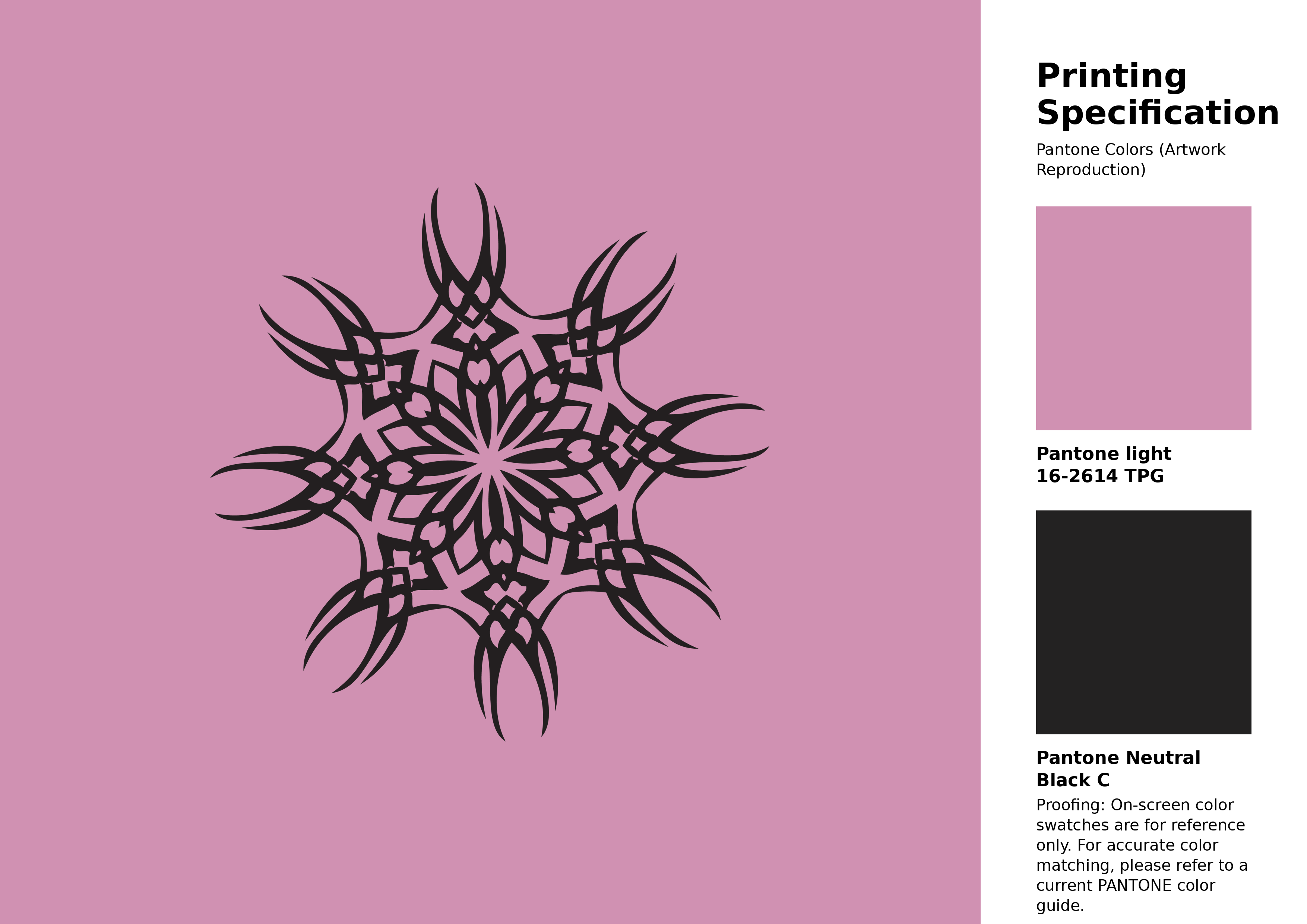 High-quality artwork and graphic illustration using Pantone 16-2614 Tpg Moonlite Mauve Color | Hex color Code #d091b2. A fantastic creative resource for designers and artists. #artwork #illustration #graphicart #d091b2