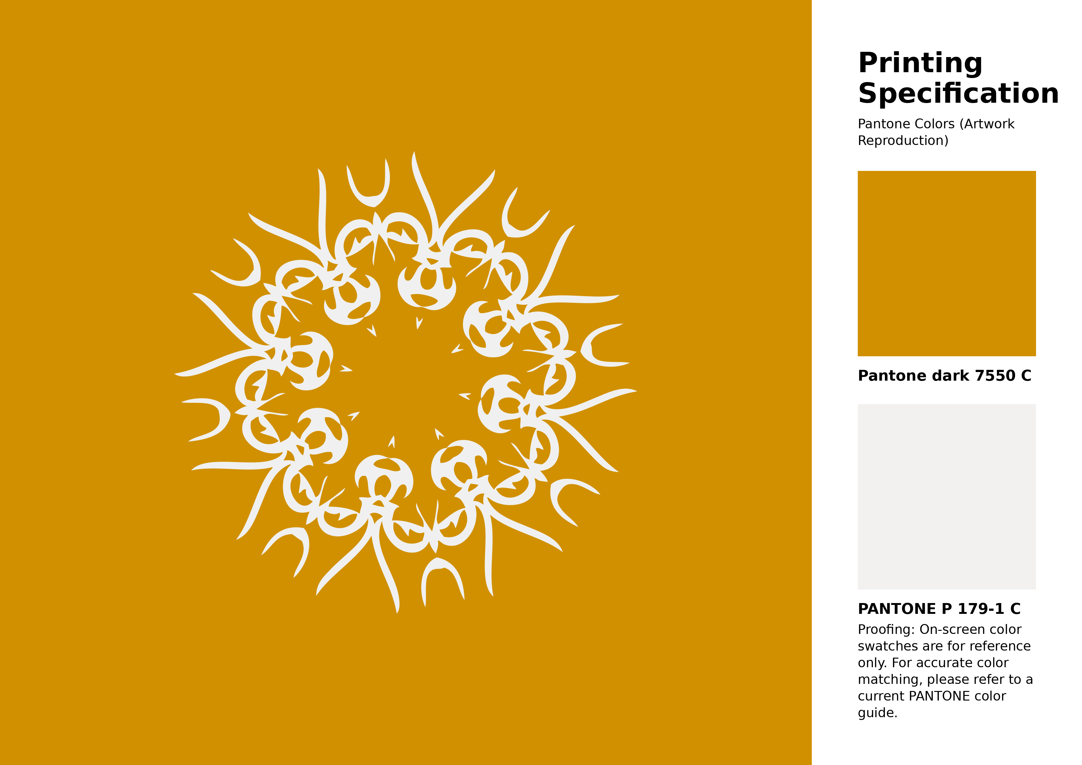 Hex Color #d19000 | Printing Match PANTONE 7550 C | Color