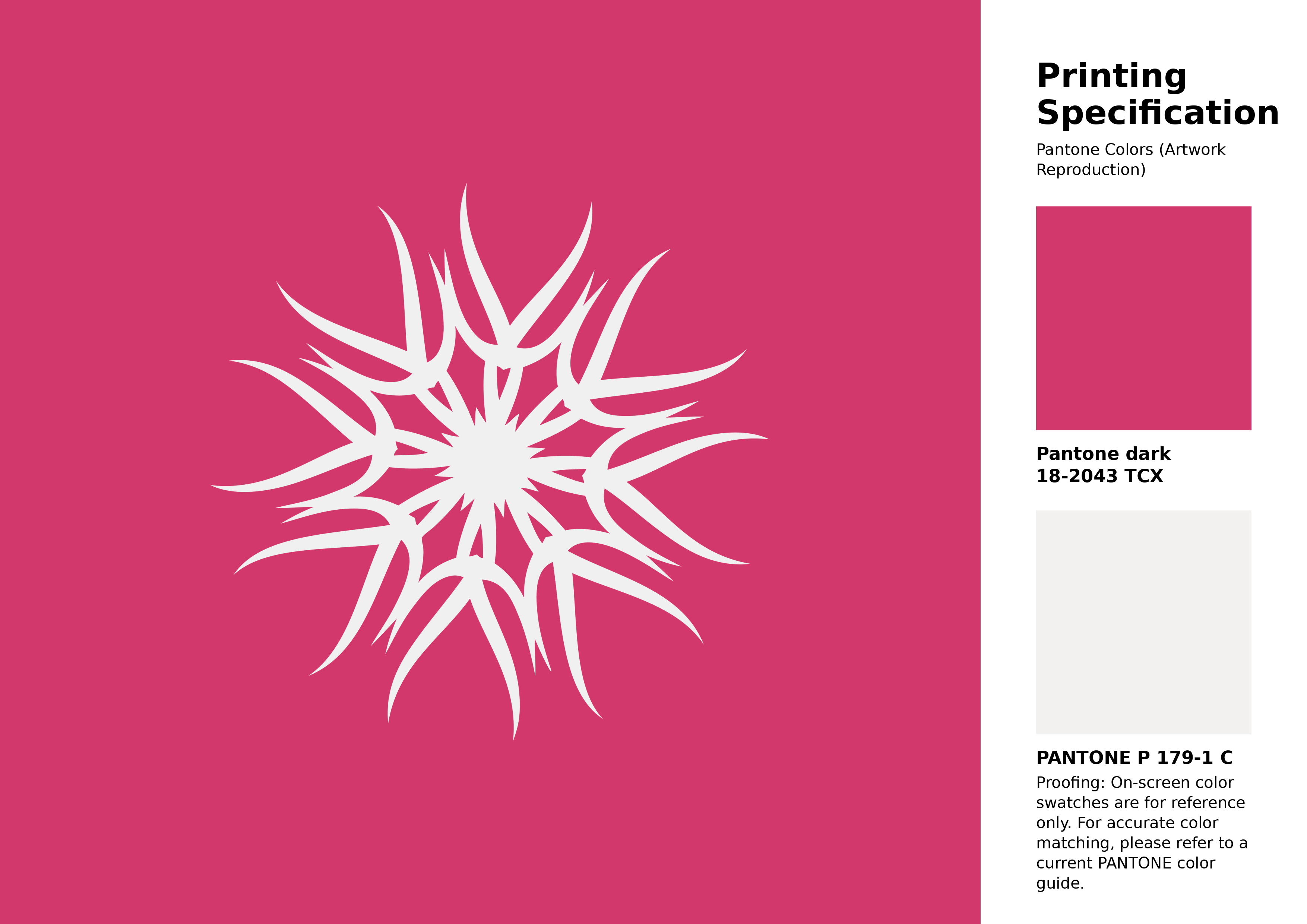 Hex Color #d2386c | Printing Match PANTONE 18-2043 TCX | Color