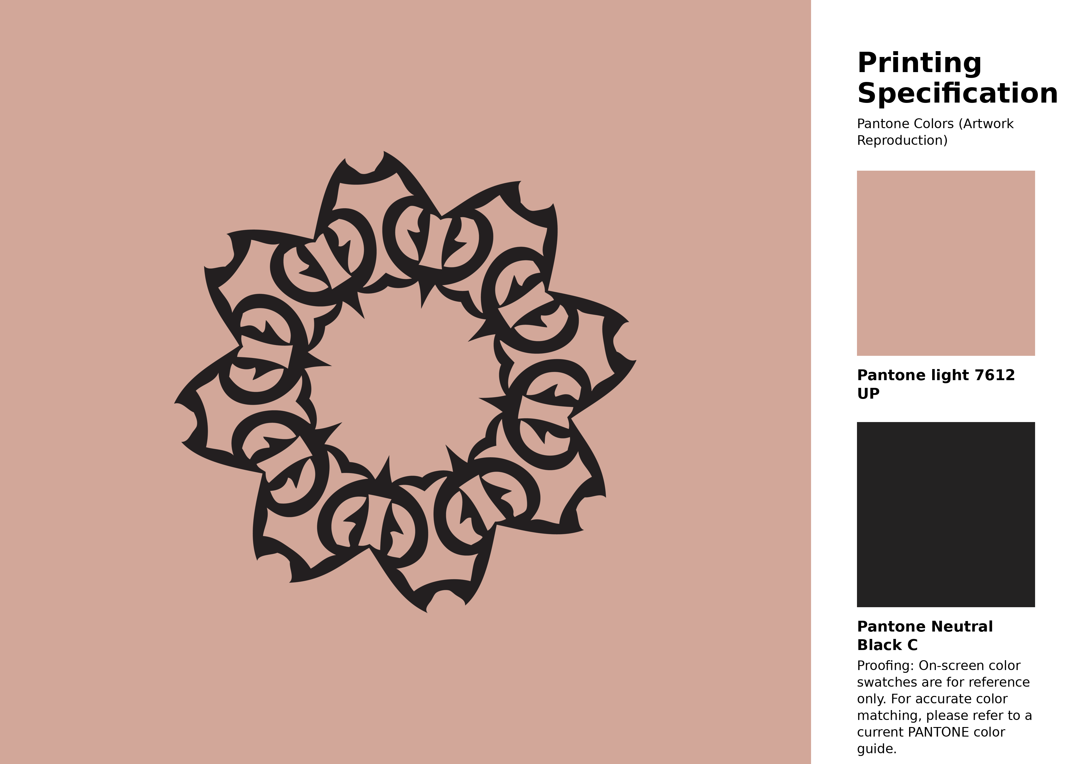 High-quality artwork and graphic illustration using Pantone 7612 UP Color | Hex color Code #d2a799. A fantastic creative resource for designers and artists. #artwork #illustration #graphicart #d2a799