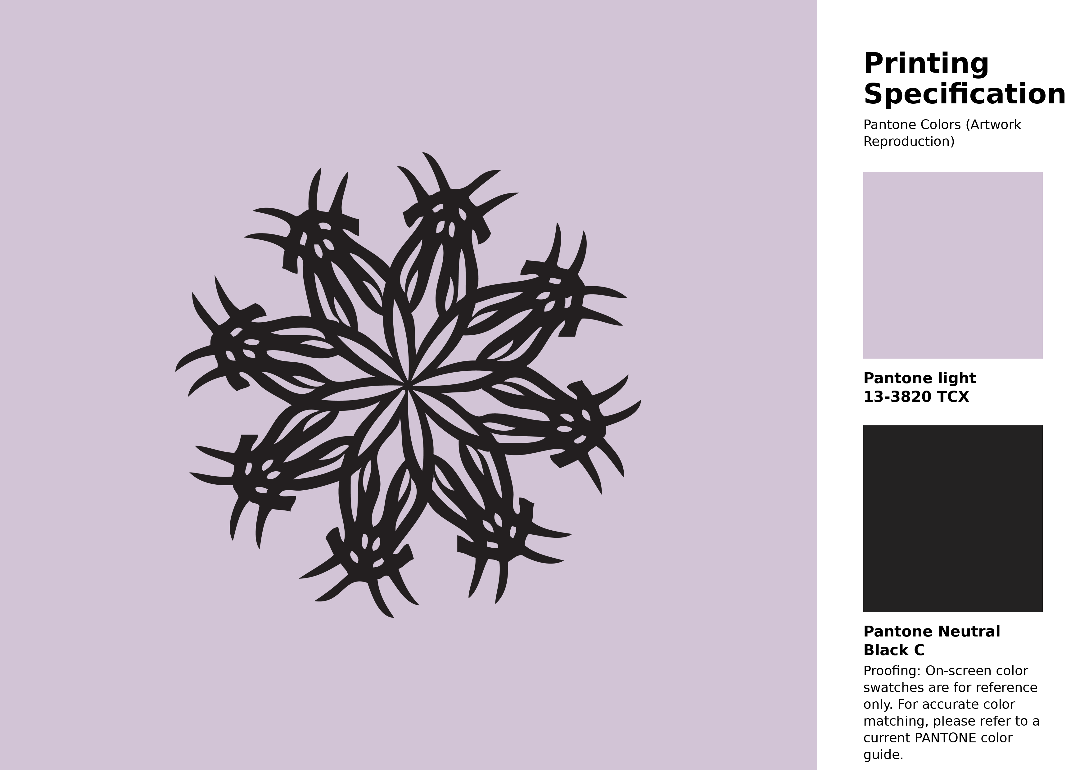 High-quality artwork and graphic illustration using Pantone 13-3820 Tcx Lavender Fog Color | Hex color Code #d2c4d6. A fantastic creative resource for designers and artists. #artwork #illustration #graphicart #d2c4d6