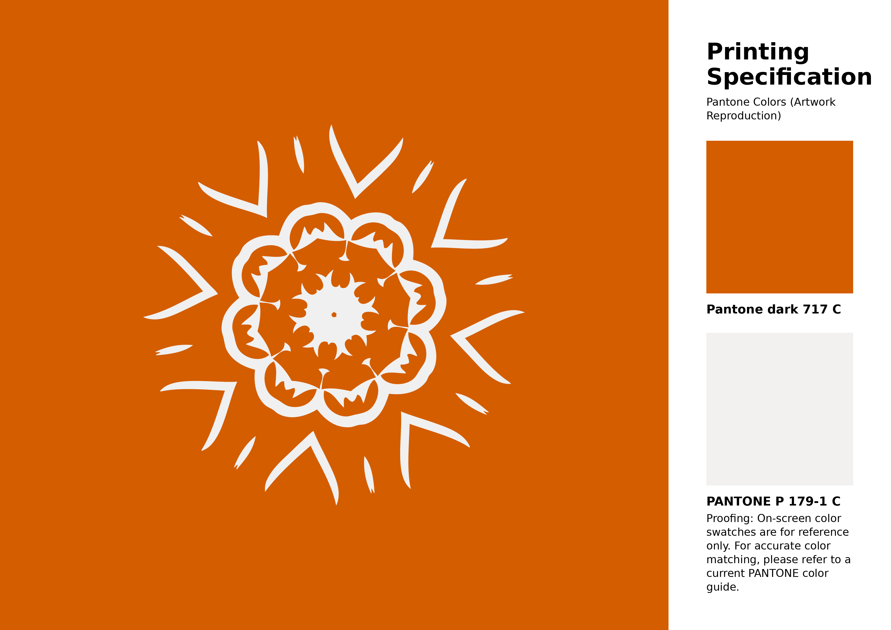 High-quality artwork and graphic illustration using Pantone 717 C Color | Hex color Code #d45d00. A fantastic creative resource for designers and artists. #artwork #illustration #graphicart #d45d00
