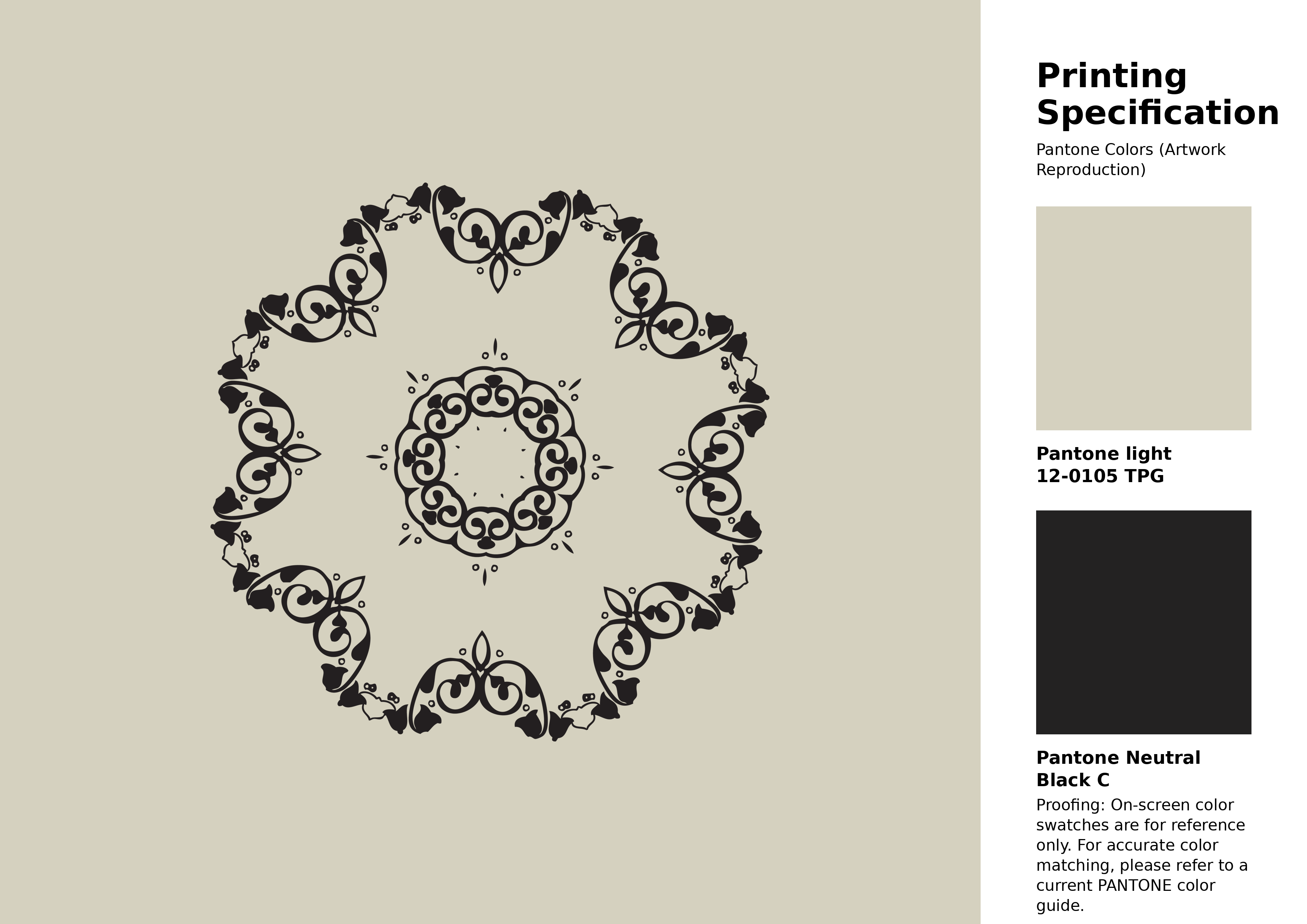 High-quality artwork and graphic illustration using Pantone 12-0105 Tpg Bone White Color | Hex color Code #d5d1bf. A fantastic creative resource for designers and artists. #artwork #illustration #graphicart #d5d1bf