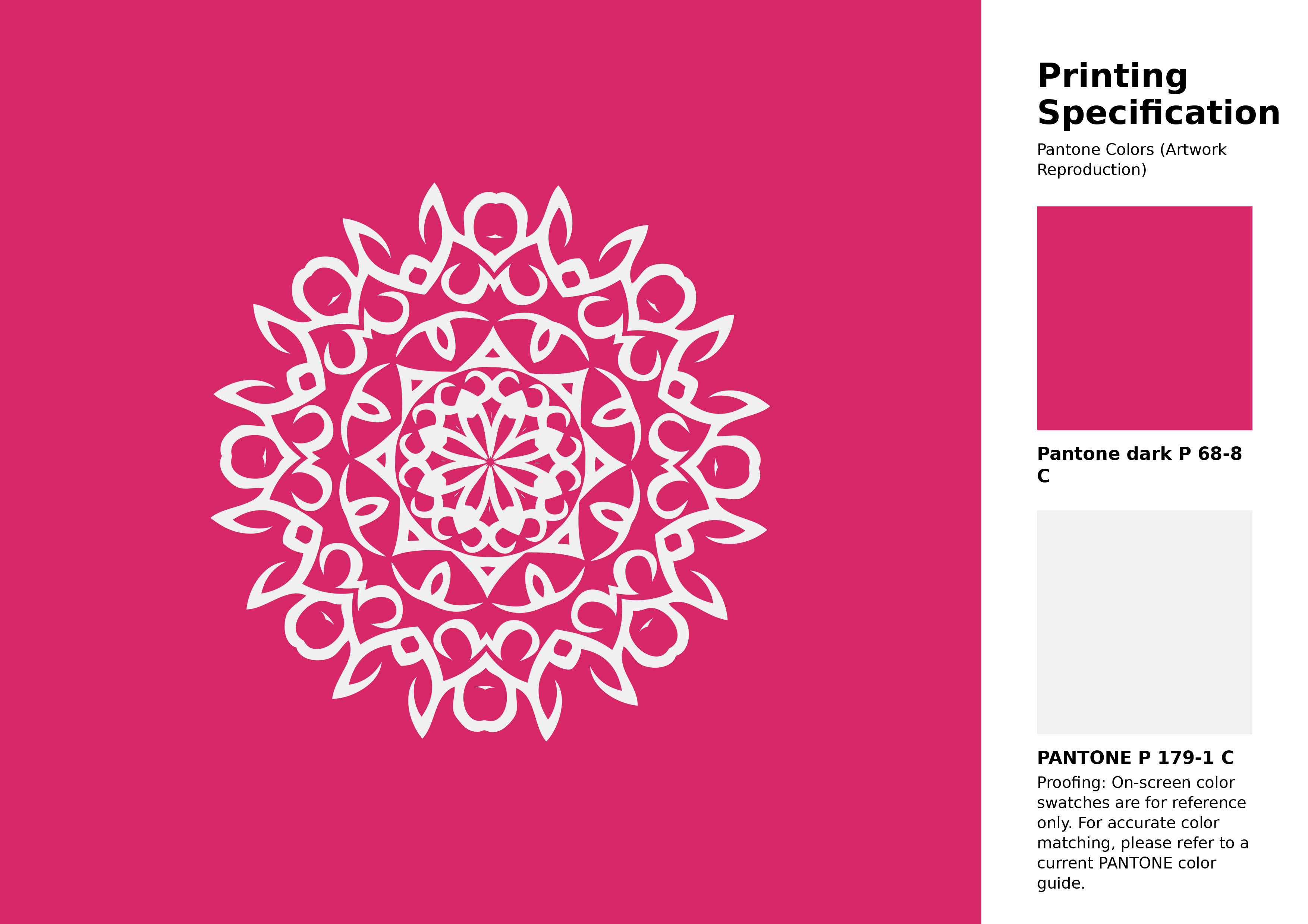 High-quality artwork and graphic illustration using Pantone P 68-8 C Color | Hex color Code #d62766. A fantastic creative resource for designers and artists. #artwork #illustration #graphicart #d62766