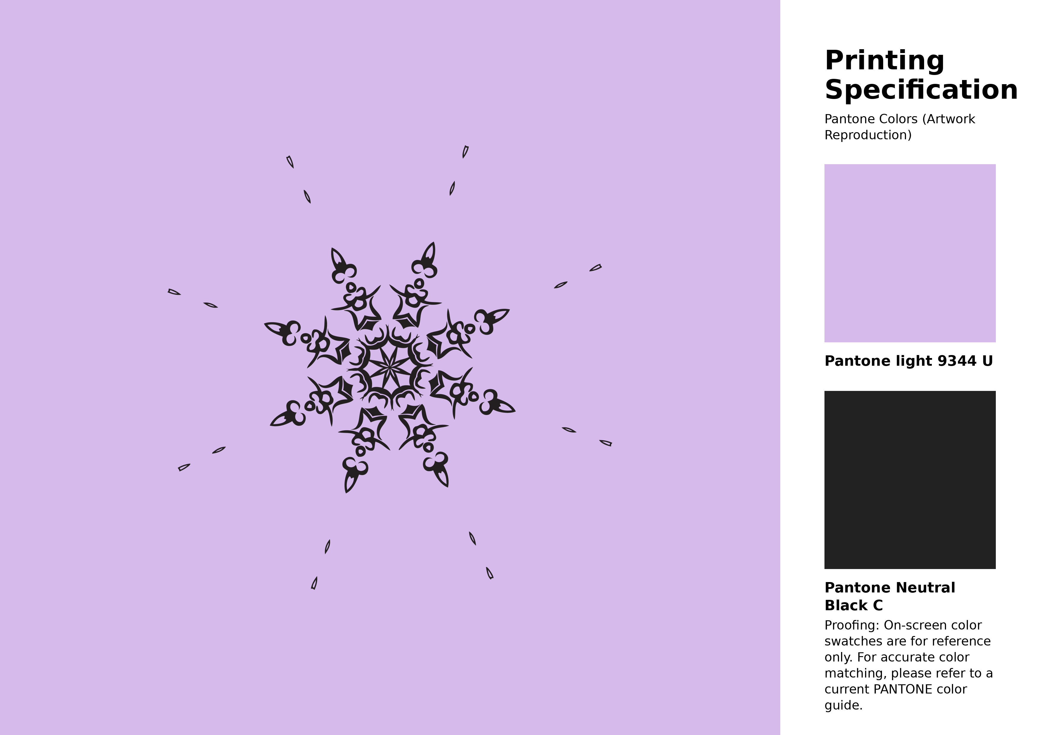 High-quality artwork and graphic illustration using Pantone 9344 U Color | Hex color Code #d6baeb. A fantastic creative resource for designers and artists. #artwork #illustration #graphicart #d6baeb