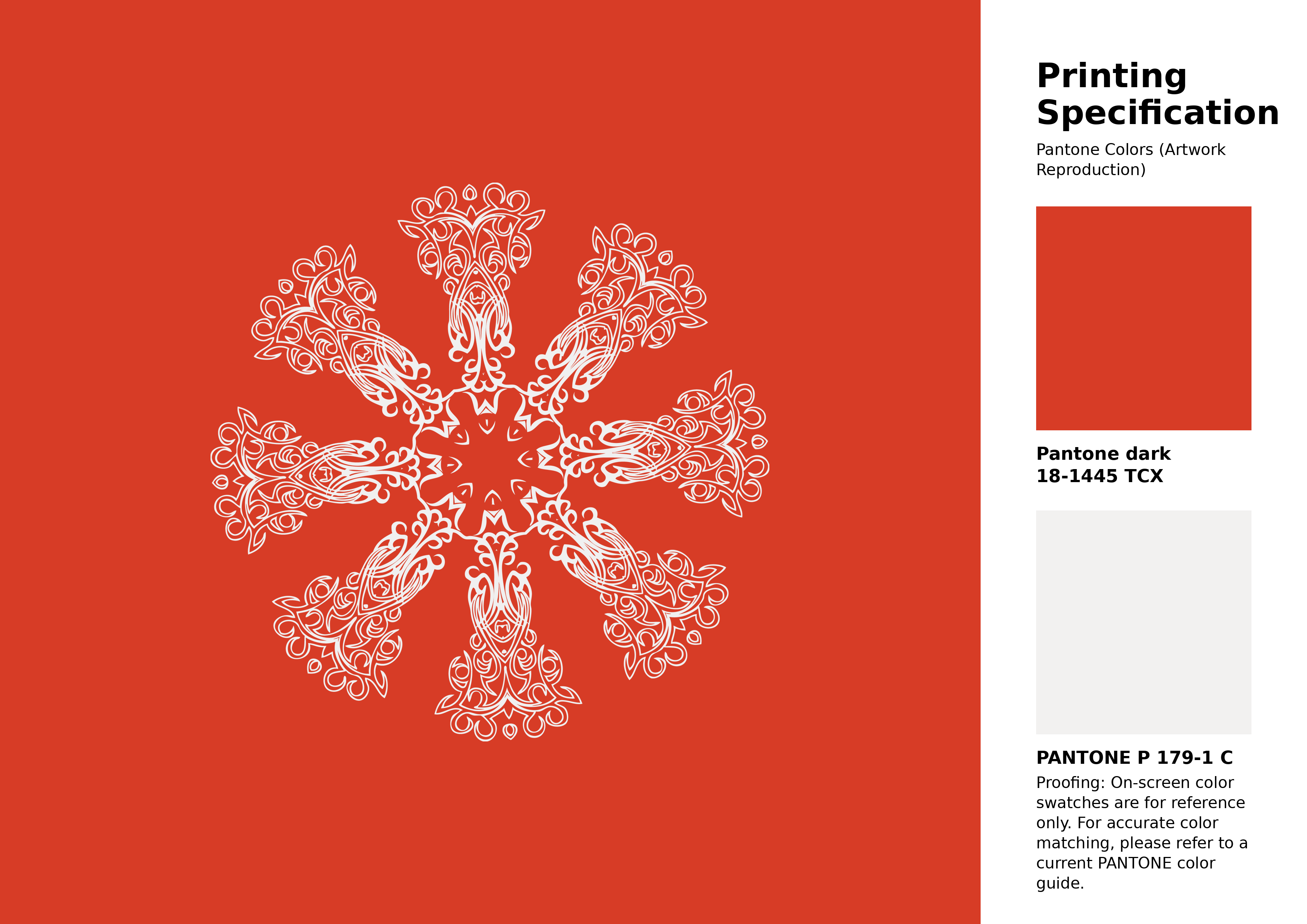 High-quality artwork and graphic illustration using Pantone 18-1445 Tcx Spicy Orange Color | Hex color Code #d73c26. A fantastic creative resource for designers and artists. #artwork #illustration #graphicart #d73c26