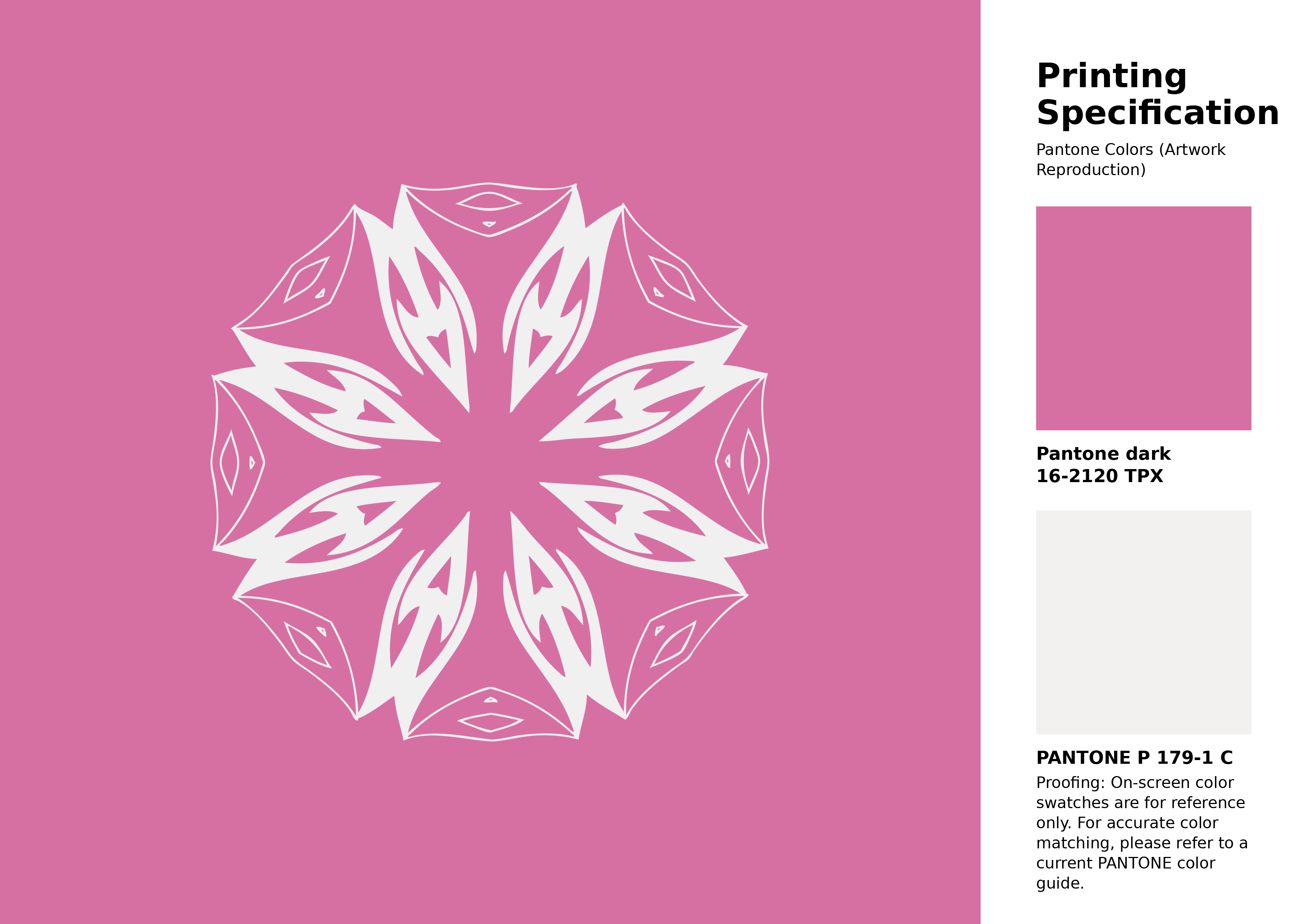 High-quality artwork and graphic illustration using Pantone 16-2120 Tpx Wild Orchid Color | Hex color Code #d770a2. A fantastic creative resource for designers and artists. #artwork #illustration #graphicart #d770a2