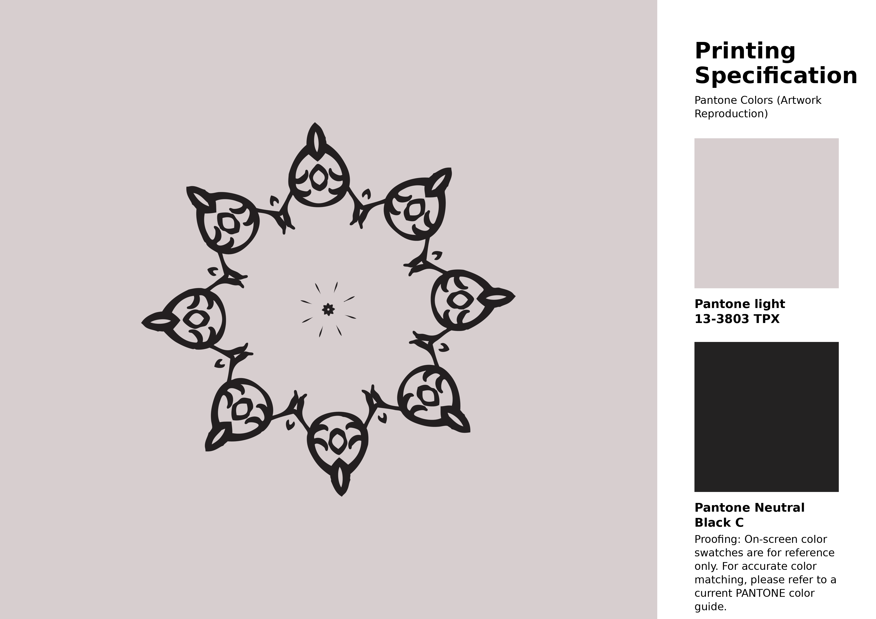 High-quality artwork and graphic illustration using Pantone 13-3803 Tpx Lilac Ash Color | Hex color Code #d7cecf. A fantastic creative resource for designers and artists. #artwork #illustration #graphicart #d7cecf