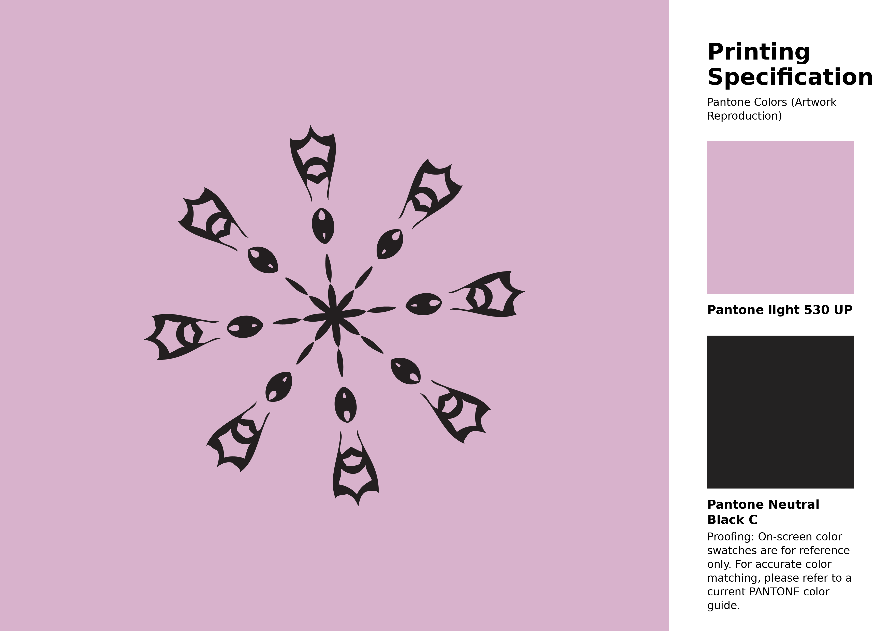 High-quality artwork and graphic illustration using Pantone 530 UP Color | Hex color Code #d8b2cc. A fantastic creative resource for designers and artists. #artwork #illustration #graphicart #d8b2cc