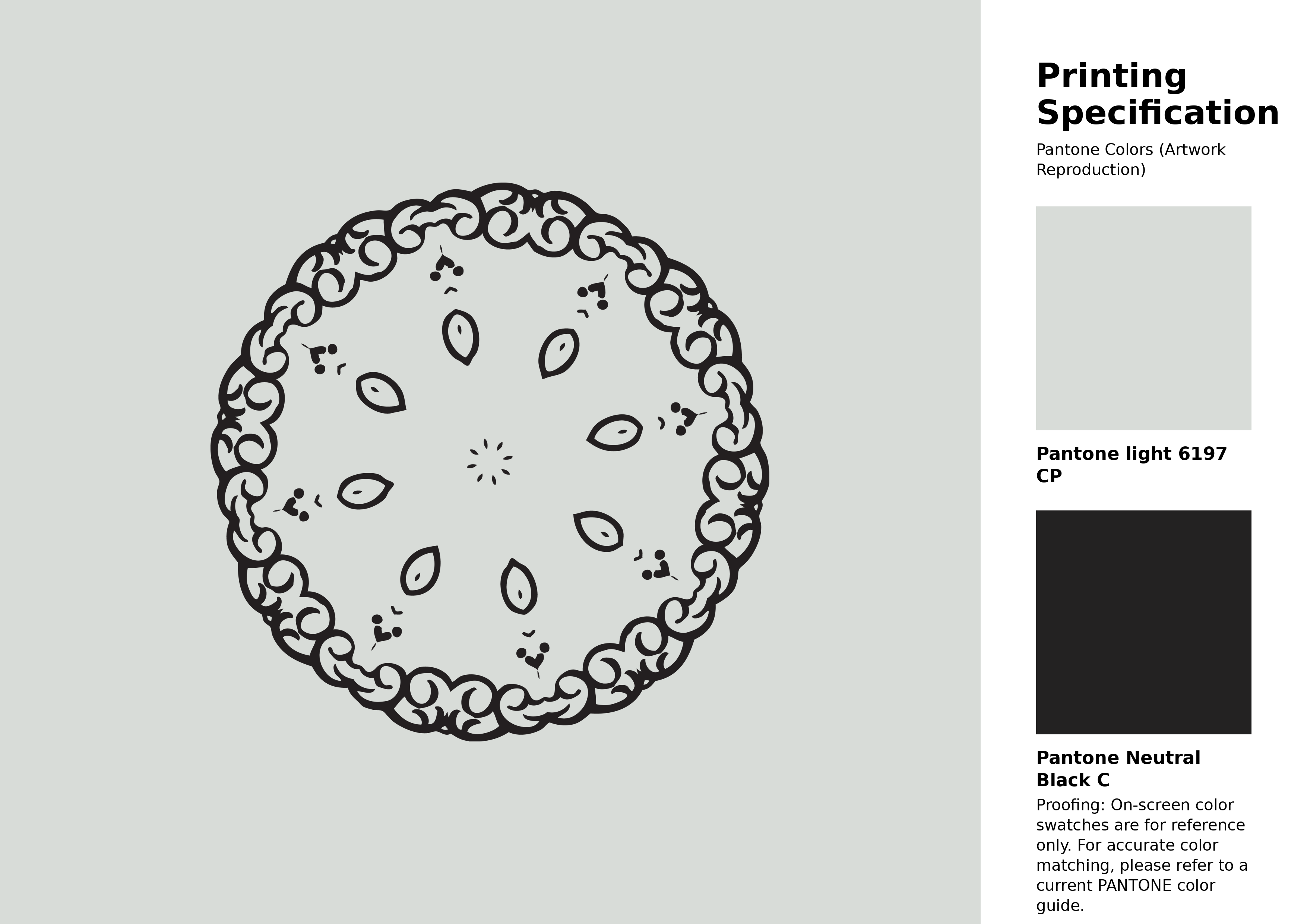 High-quality artwork and graphic illustration using Pantone 6197 CP Color | Hex color Code #d8dcd8. A fantastic creative resource for designers and artists. #artwork #illustration #graphicart #d8dcd8