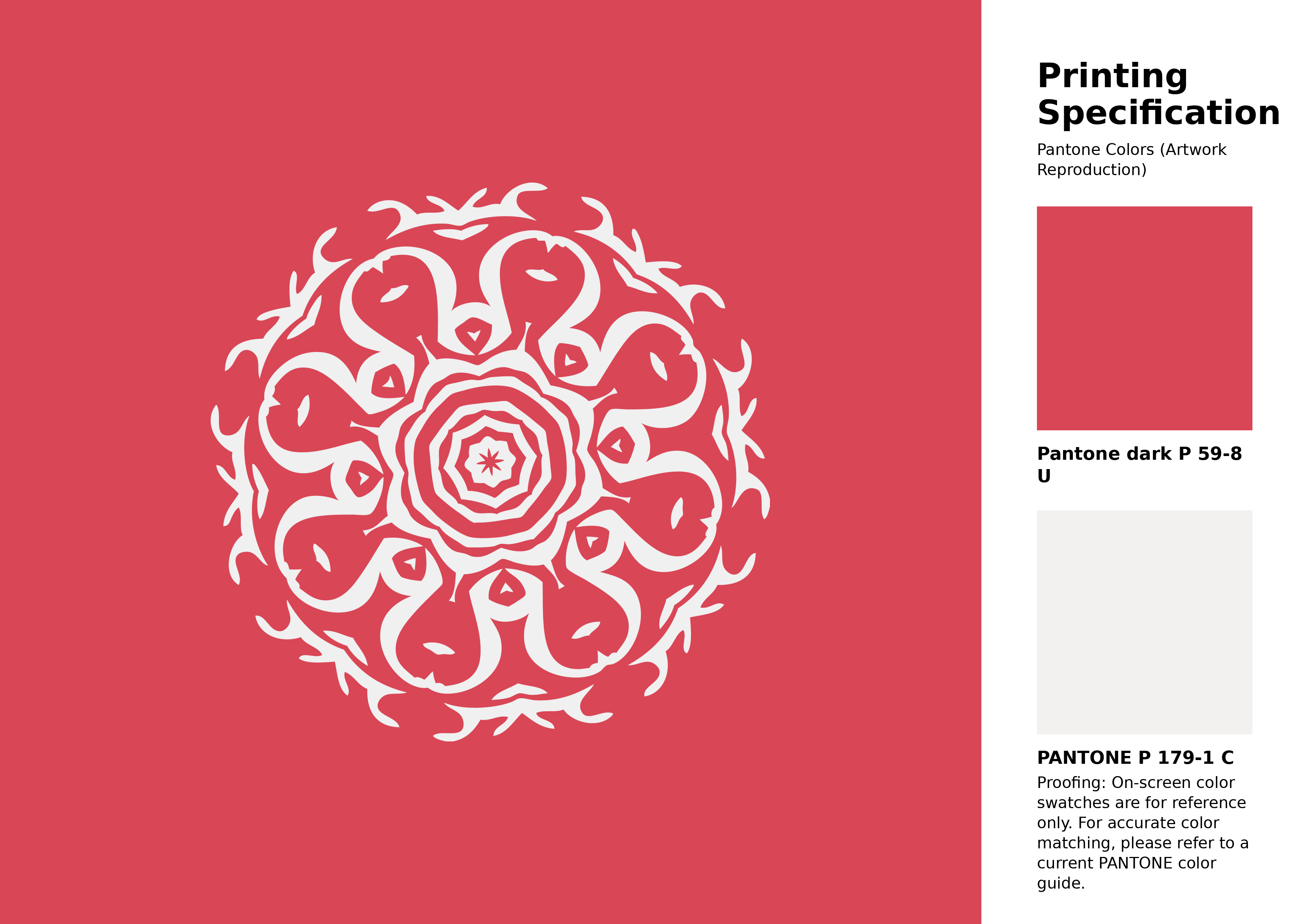 High-quality artwork and graphic illustration using Pantone P 59-8 U Color | Hex color Code #d94656. A fantastic creative resource for designers and artists. #artwork #illustration #graphicart #d94656