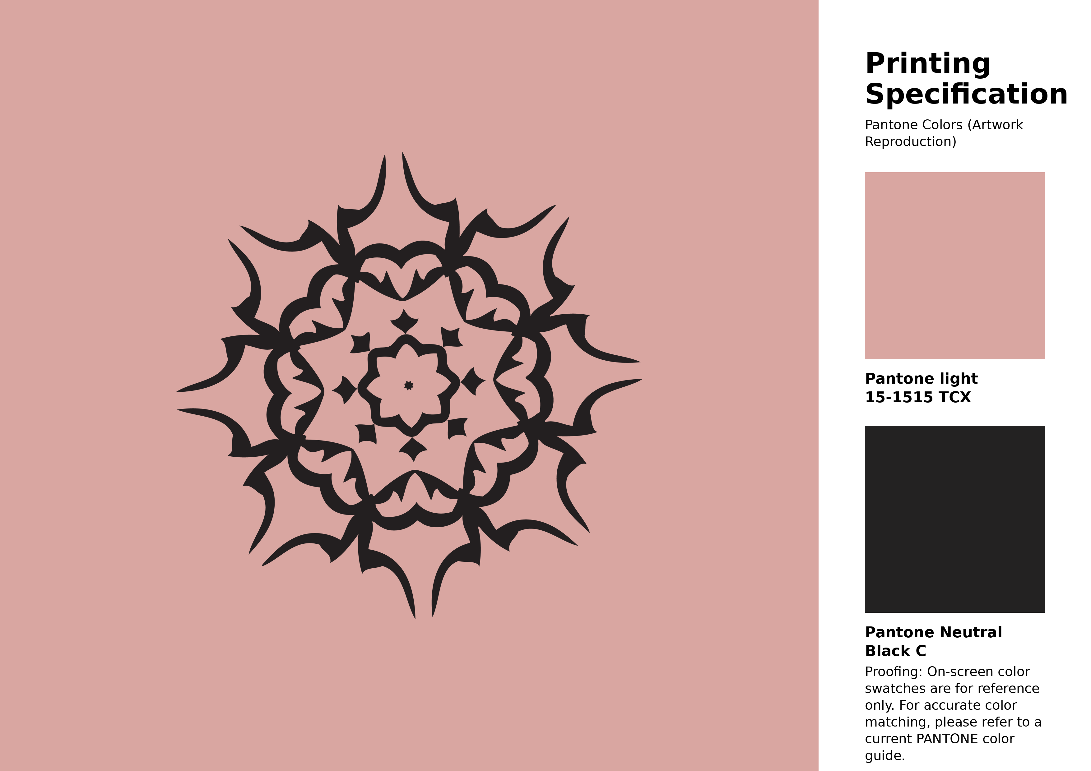 Hex Color #d9a6a1 | Printing Match PANTONE 15-1515 TCX | Color