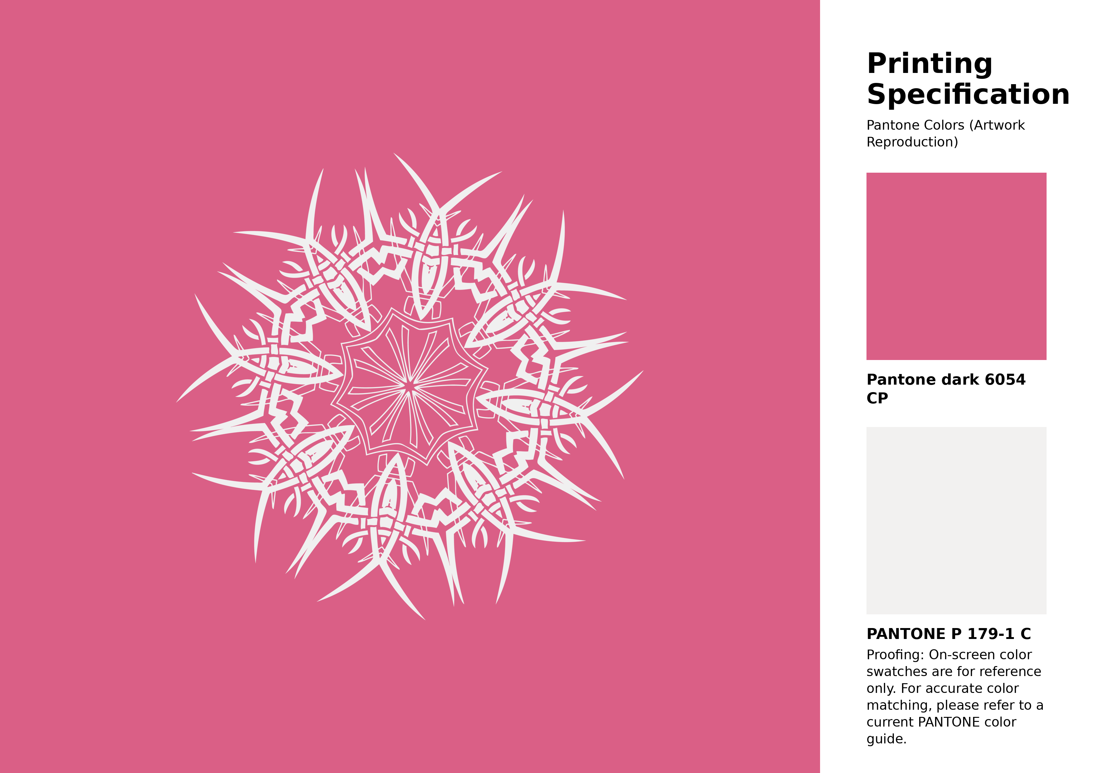 High-quality artwork and graphic illustration using Pantone 6054 CP Color | Hex color Code #da5f86. A fantastic creative resource for designers and artists. #artwork #illustration #graphicart #da5f86