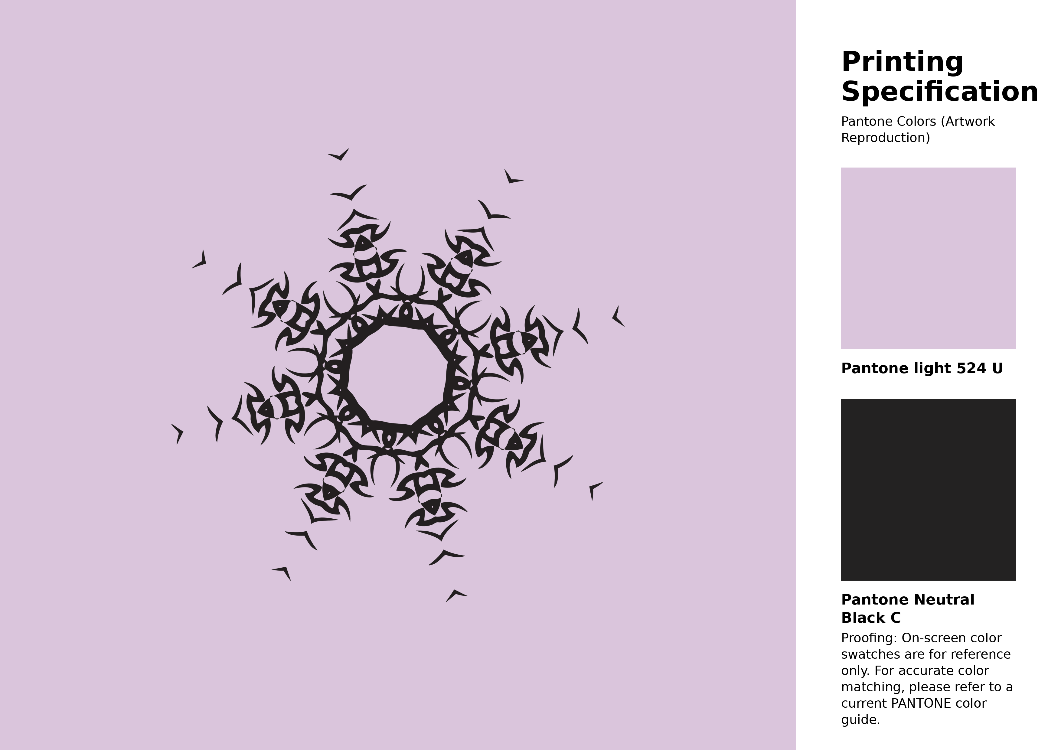 High-quality artwork and graphic illustration using Pantone 524 U Color | Hex color Code #dac5dc. A fantastic creative resource for designers and artists. #artwork #illustration #graphicart #dac5dc