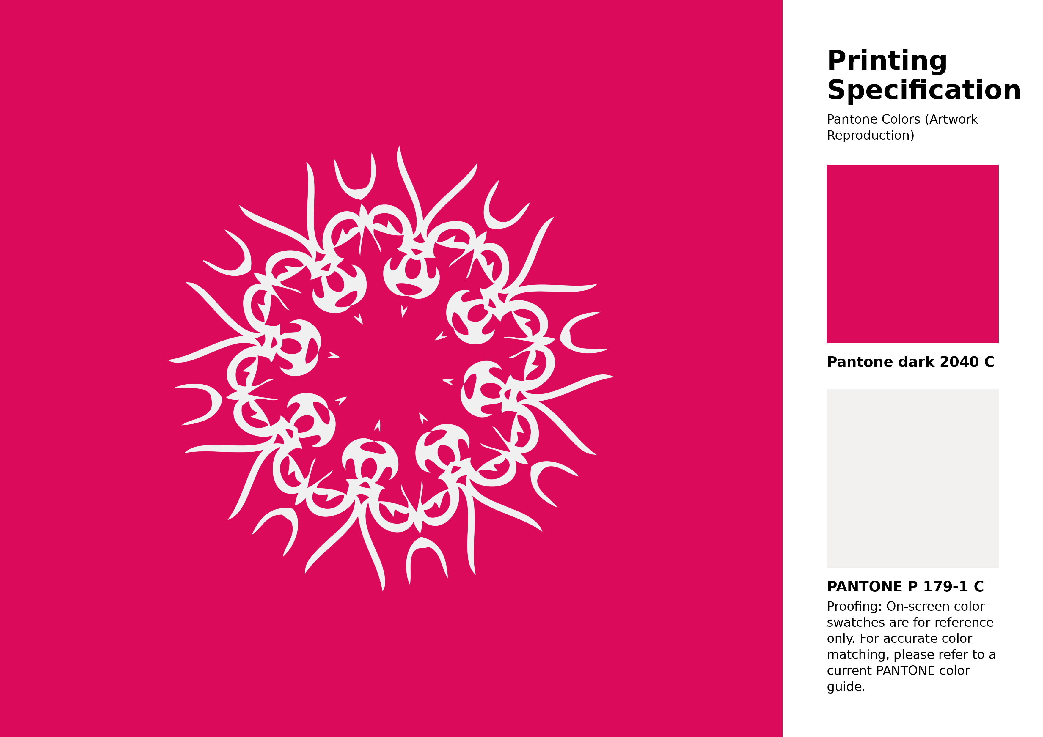 High-quality artwork and graphic illustration using Pantone 2040 C Color | Hex color Code #db0a5b. A fantastic creative resource for designers and artists. #artwork #illustration #graphicart #db0a5b