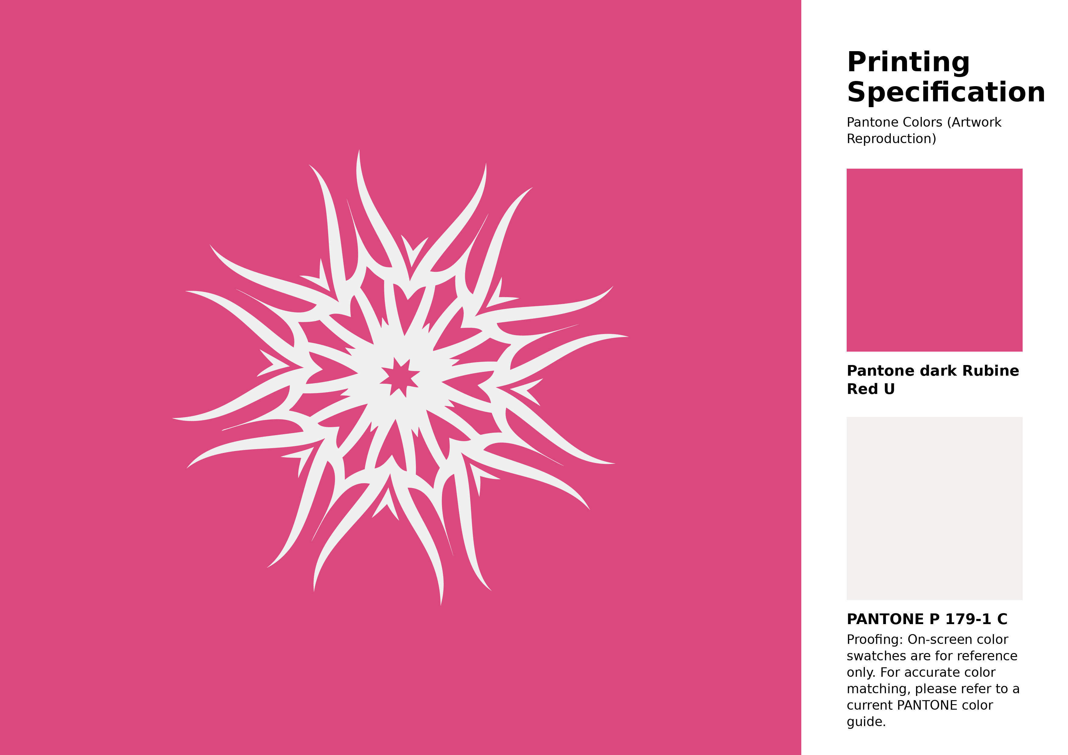 High-quality artwork and graphic illustration using Pantone Rubine Red U Color | Hex color Code #db487e. A fantastic creative resource for designers and artists. #artwork #illustration #graphicart #db487e