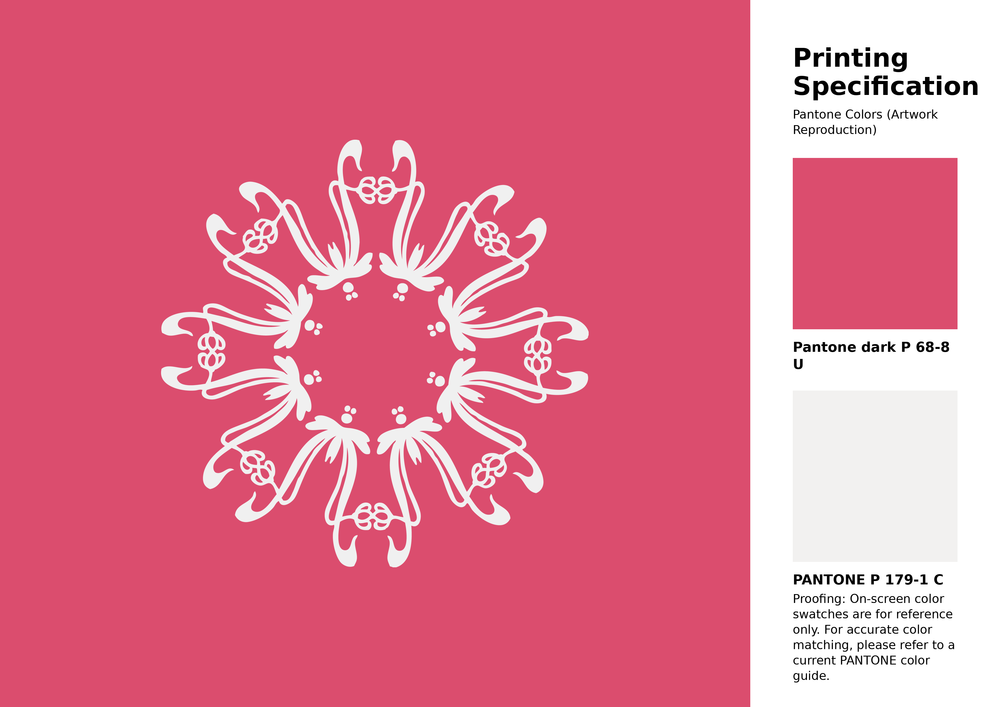 High-quality artwork and graphic illustration using Pantone P 68-8 U Color | Hex color Code #db4d6e. A fantastic creative resource for designers and artists. #artwork #illustration #graphicart #db4d6e