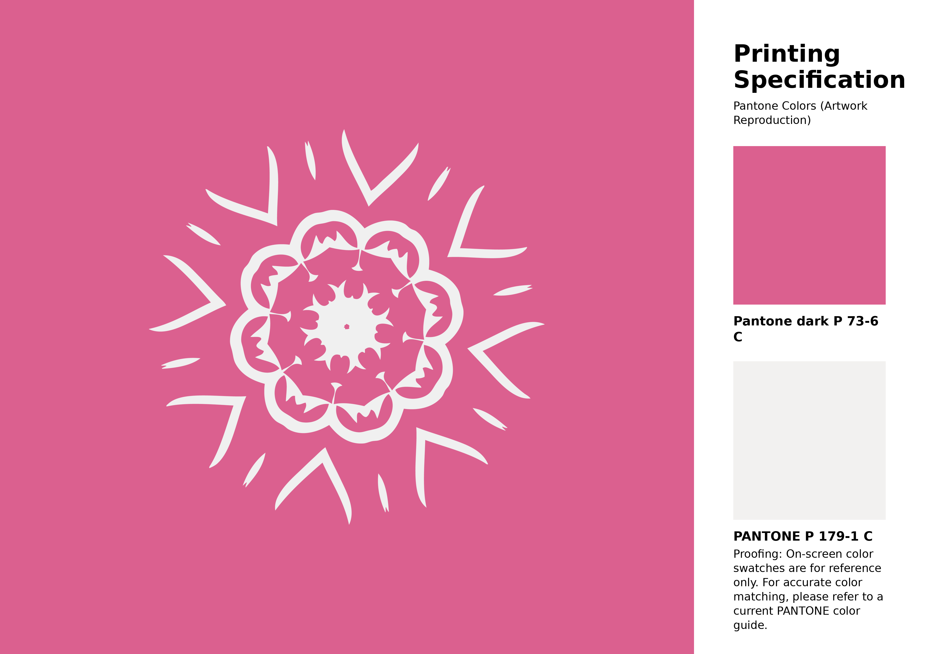 High-quality artwork and graphic illustration using Pantone P 73-6 C Color | Hex color Code #db608f. A fantastic creative resource for designers and artists. #artwork #illustration #graphicart #db608f