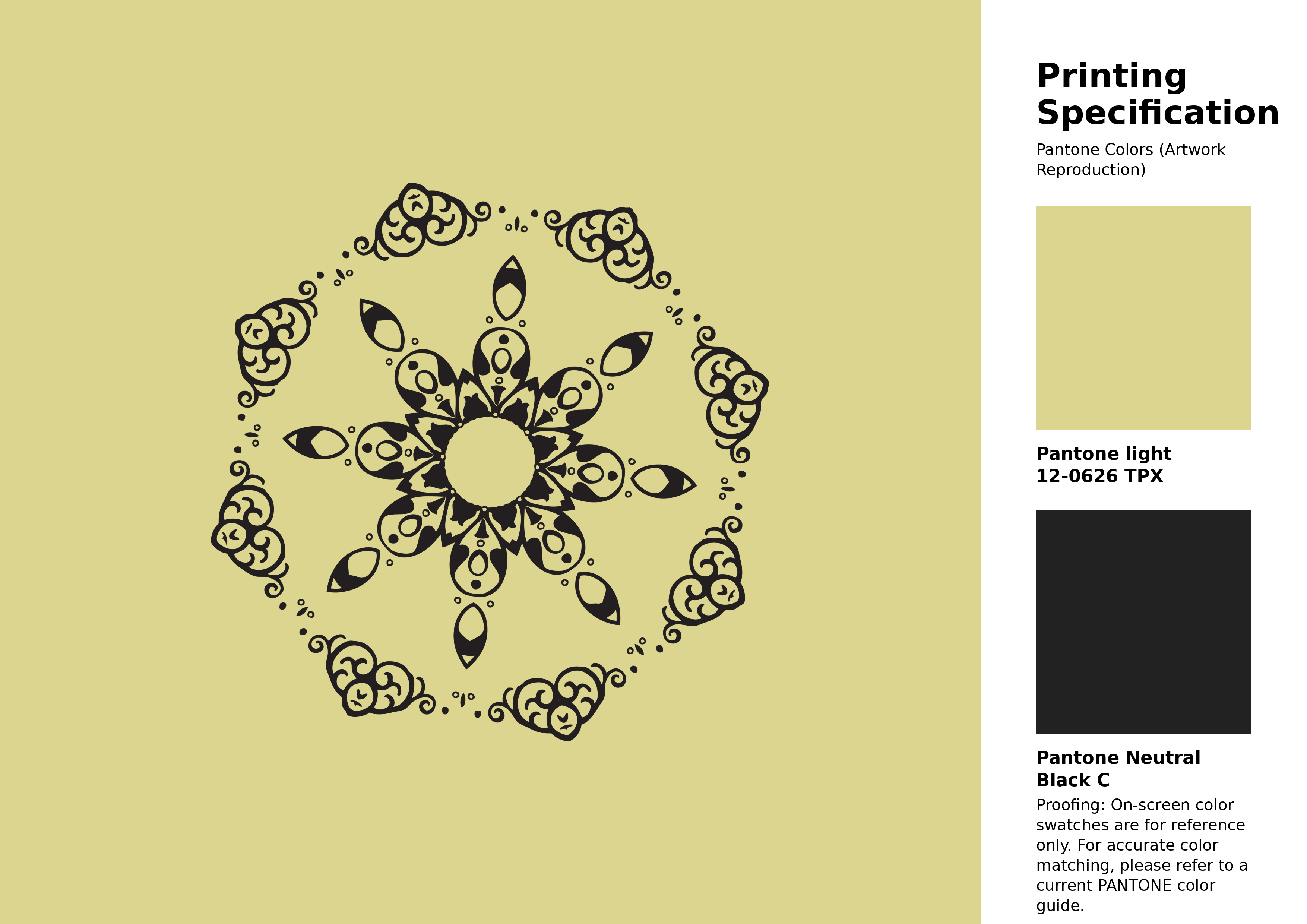 Hex Color #dbd590 | Printing Match PANTONE 12-0626 TPX | Color ...