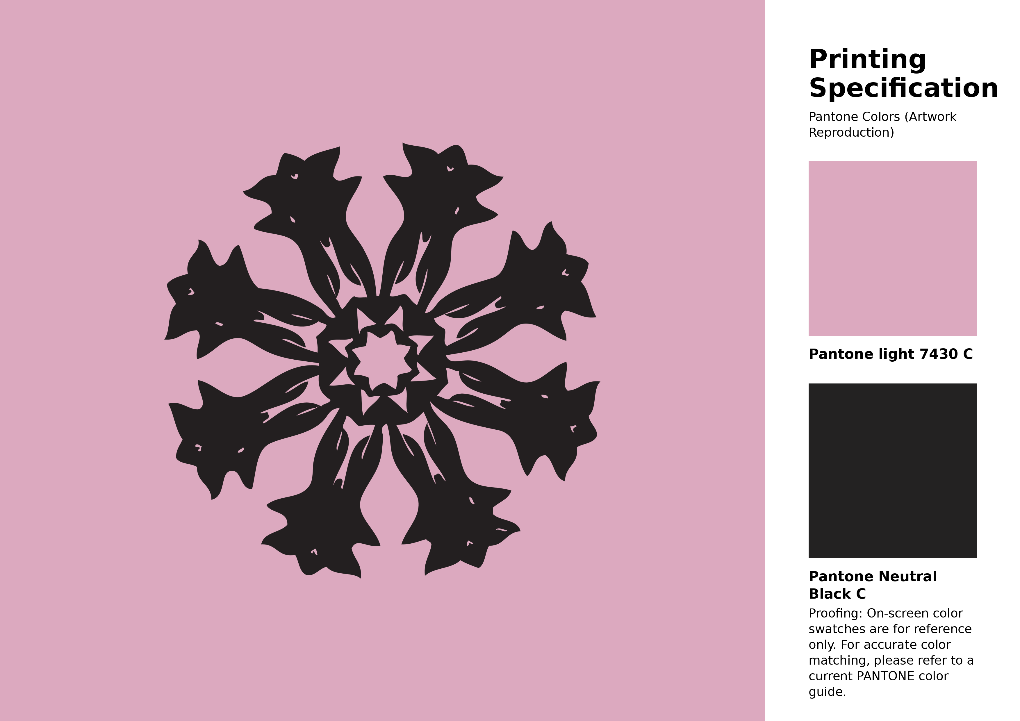 High-quality artwork and graphic illustration using Pantone 7430 C Color | Hex color Code #dca9bf. A fantastic creative resource for designers and artists. #artwork #illustration #graphicart #dca9bf