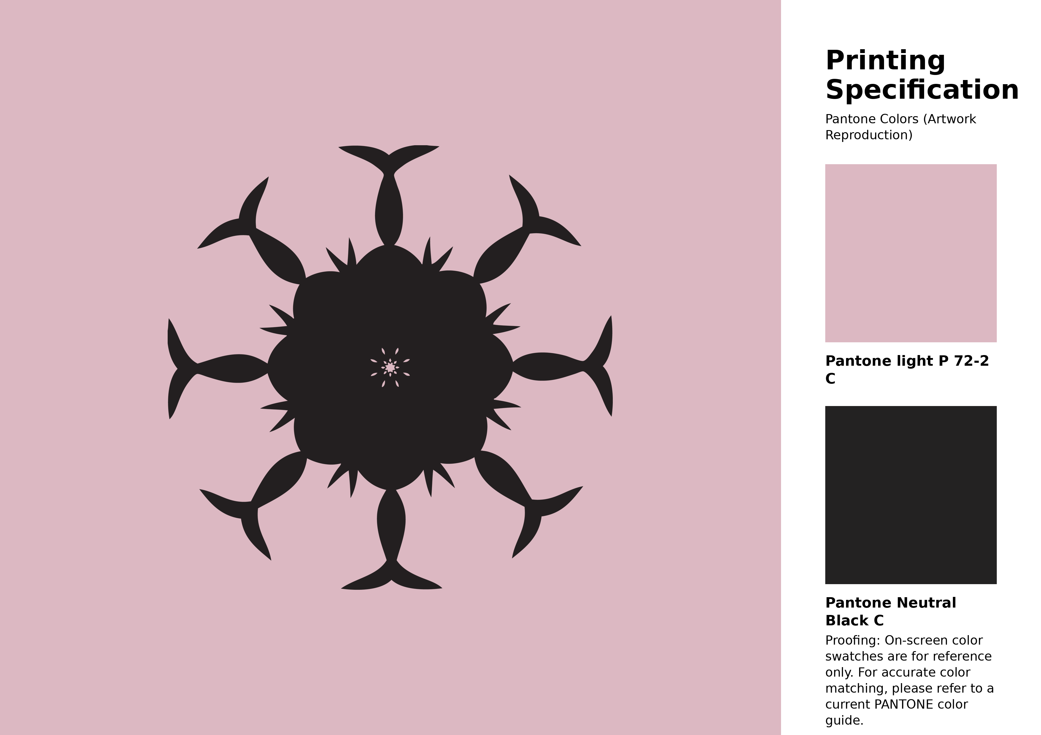 High-quality artwork and graphic illustration using Pantone P 72-2 C Color | Hex color Code #dcb8c2. A fantastic creative resource for designers and artists. #artwork #illustration #graphicart #dcb8c2