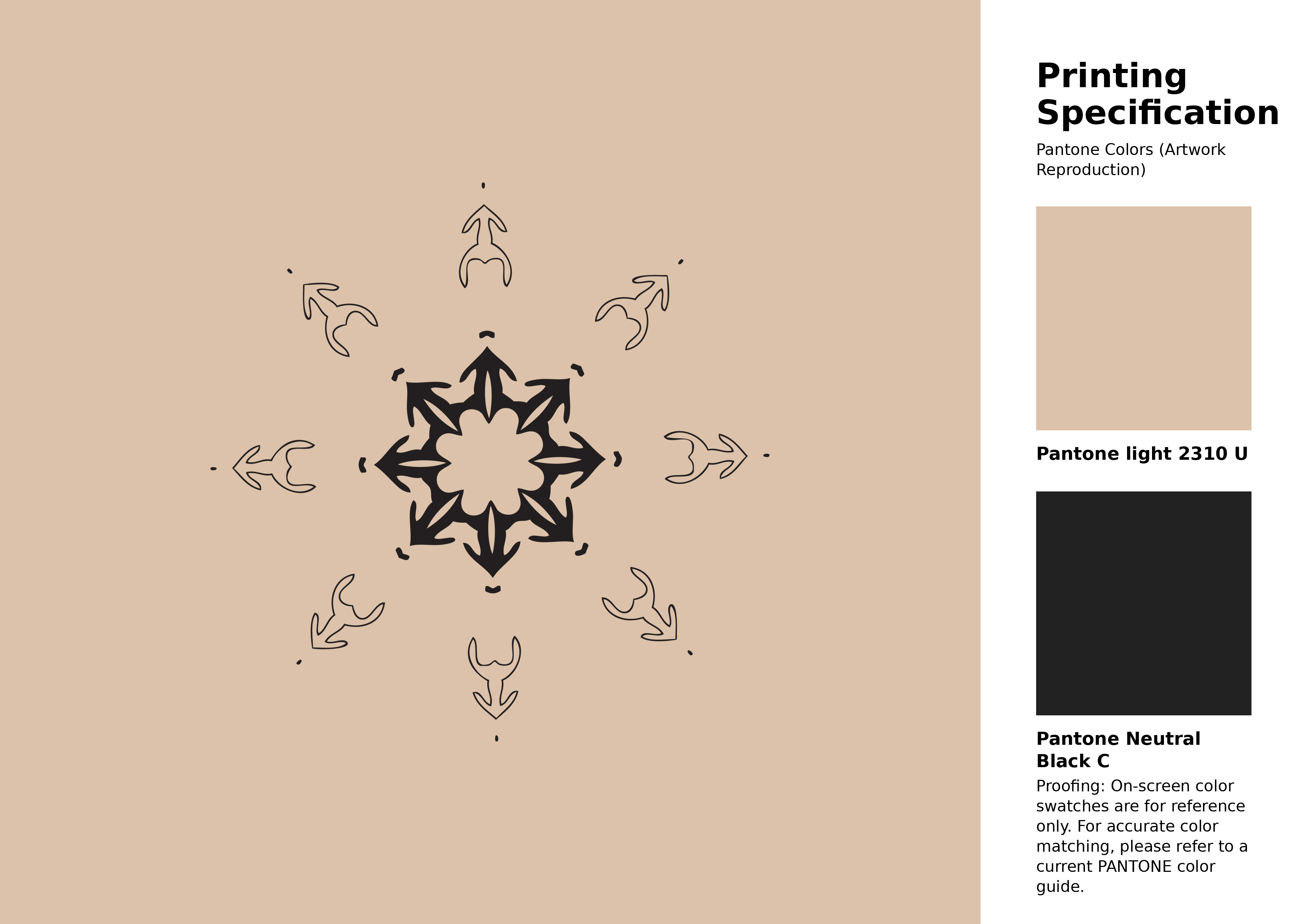 High-quality artwork and graphic illustration using Pantone 2310 U Color | Hex color Code #dcc2aa. A fantastic creative resource for designers and artists. #artwork #illustration #graphicart #dcc2aa
