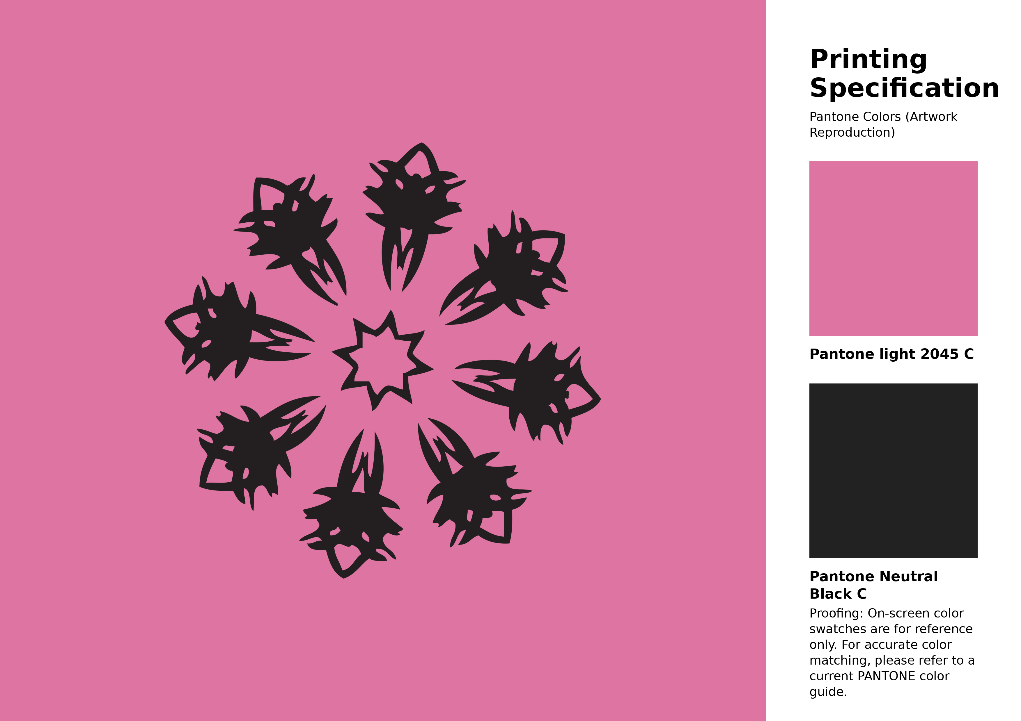 High-quality artwork and graphic illustration using Pantone 2045 C Color | Hex color Code #dd74a1. A fantastic creative resource for designers and artists. #artwork #illustration #graphicart #dd74a1