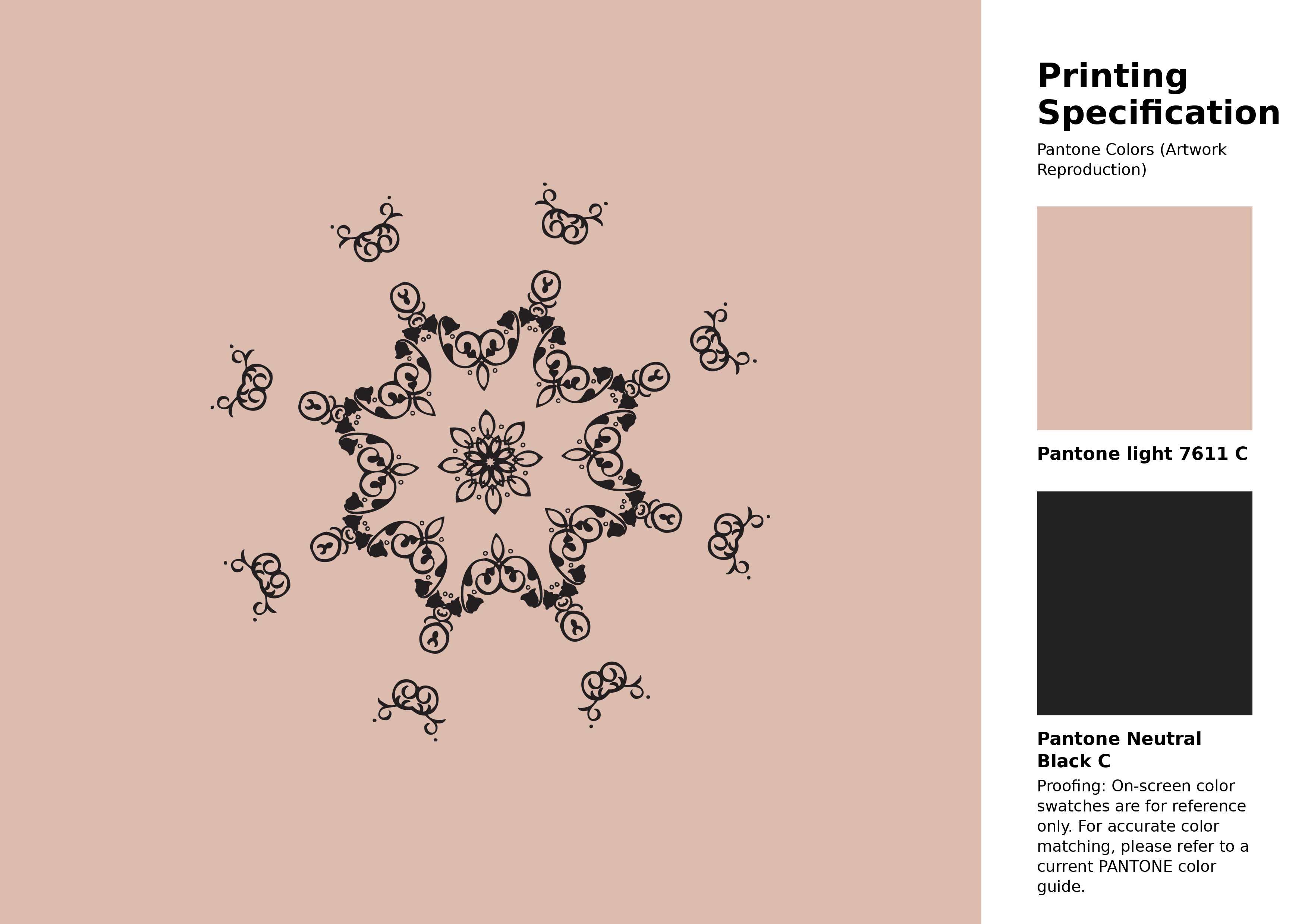 High-quality artwork and graphic illustration using Pantone 7611 C Color | Hex color Code #ddbcb0. A fantastic creative resource for designers and artists. #artwork #illustration #graphicart #ddbcb0