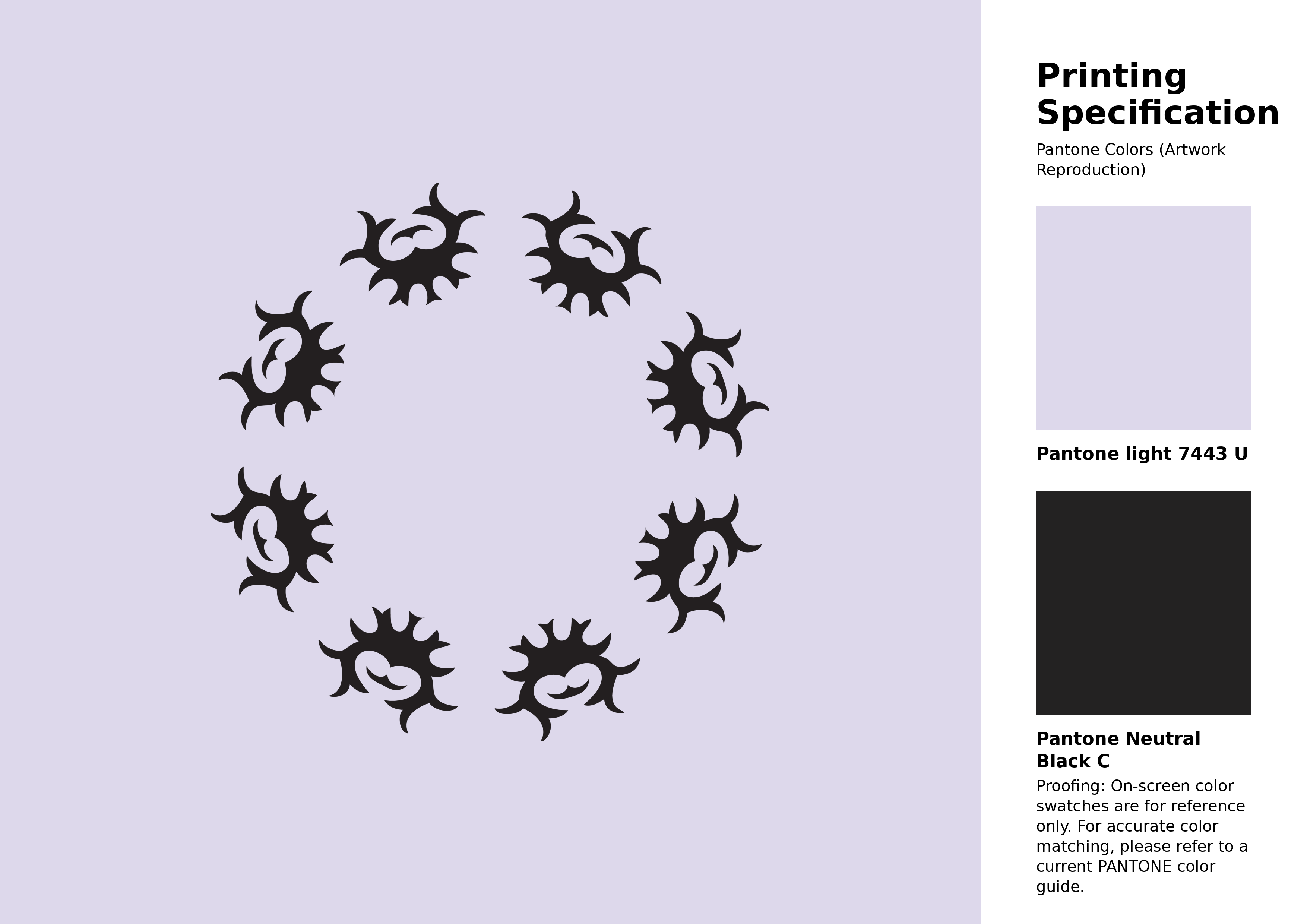 High-quality artwork and graphic illustration using Pantone 7443 U Color | Hex color Code #ddd8eb. A fantastic creative resource for designers and artists. #artwork #illustration #graphicart #ddd8eb