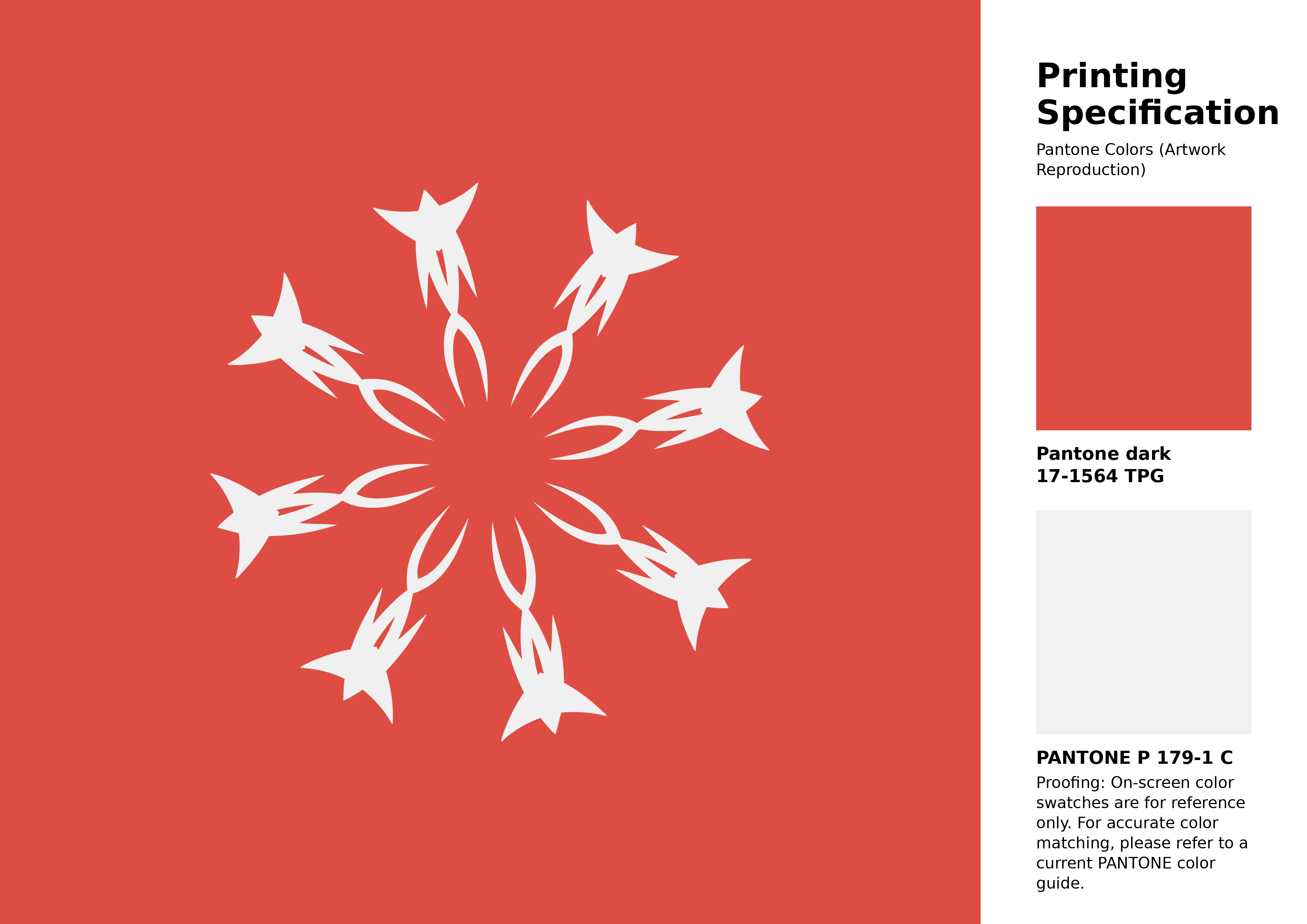 High-quality artwork and graphic illustration using Pantone 17-1564 Tpg Fiesta Color | Hex color Code #de4d44. A fantastic creative resource for designers and artists. #artwork #illustration #graphicart #de4d44