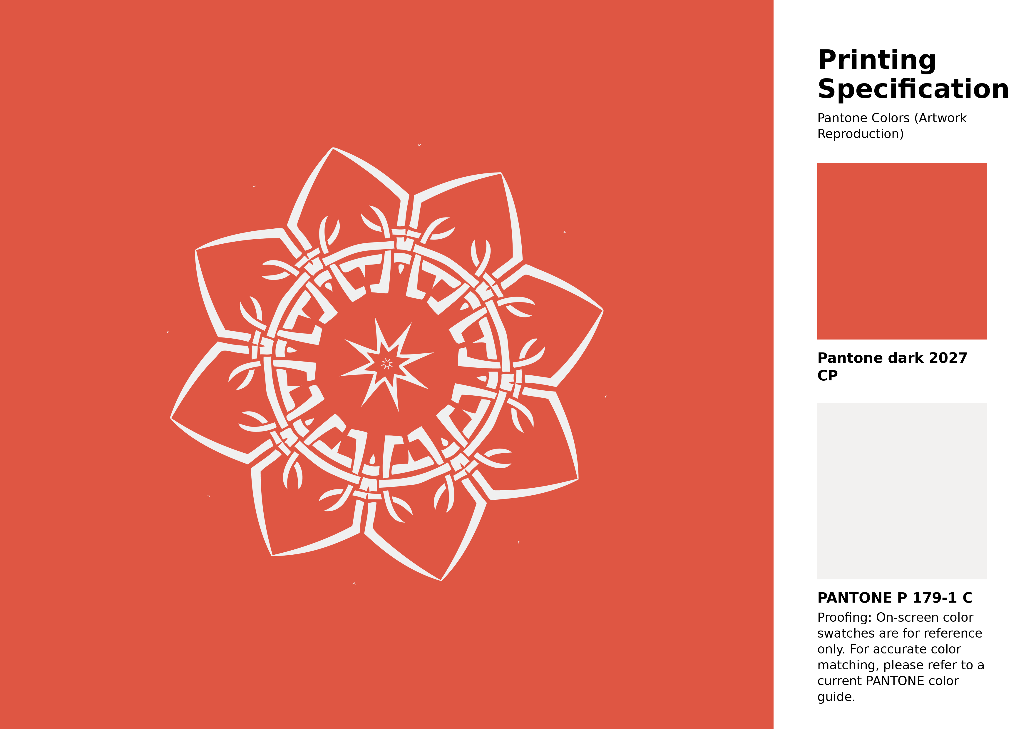 High-quality artwork and graphic illustration using Pantone 2027 CP Color | Hex color Code #df5643. A fantastic creative resource for designers and artists. #artwork #illustration #graphicart #df5643
