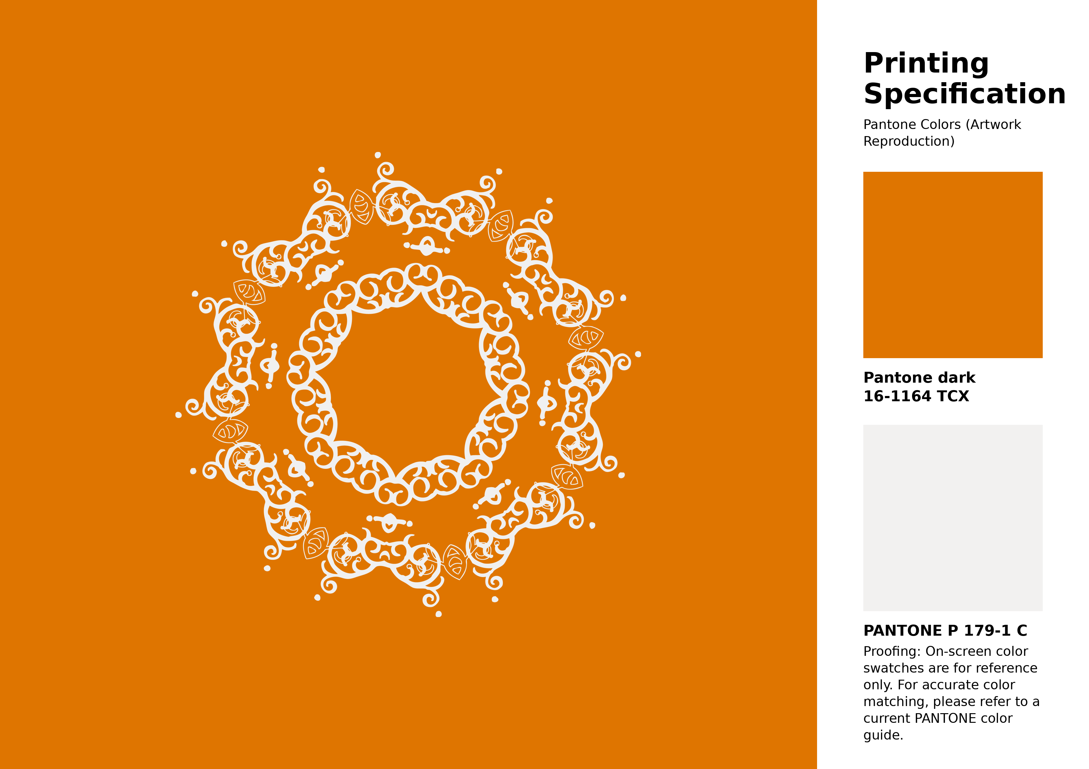 High-quality artwork and graphic illustration using Pantone 16-1164 Tcx Orange Pepper Color | Hex color Code #df7500. A fantastic creative resource for designers and artists. #artwork #illustration #graphicart #df7500