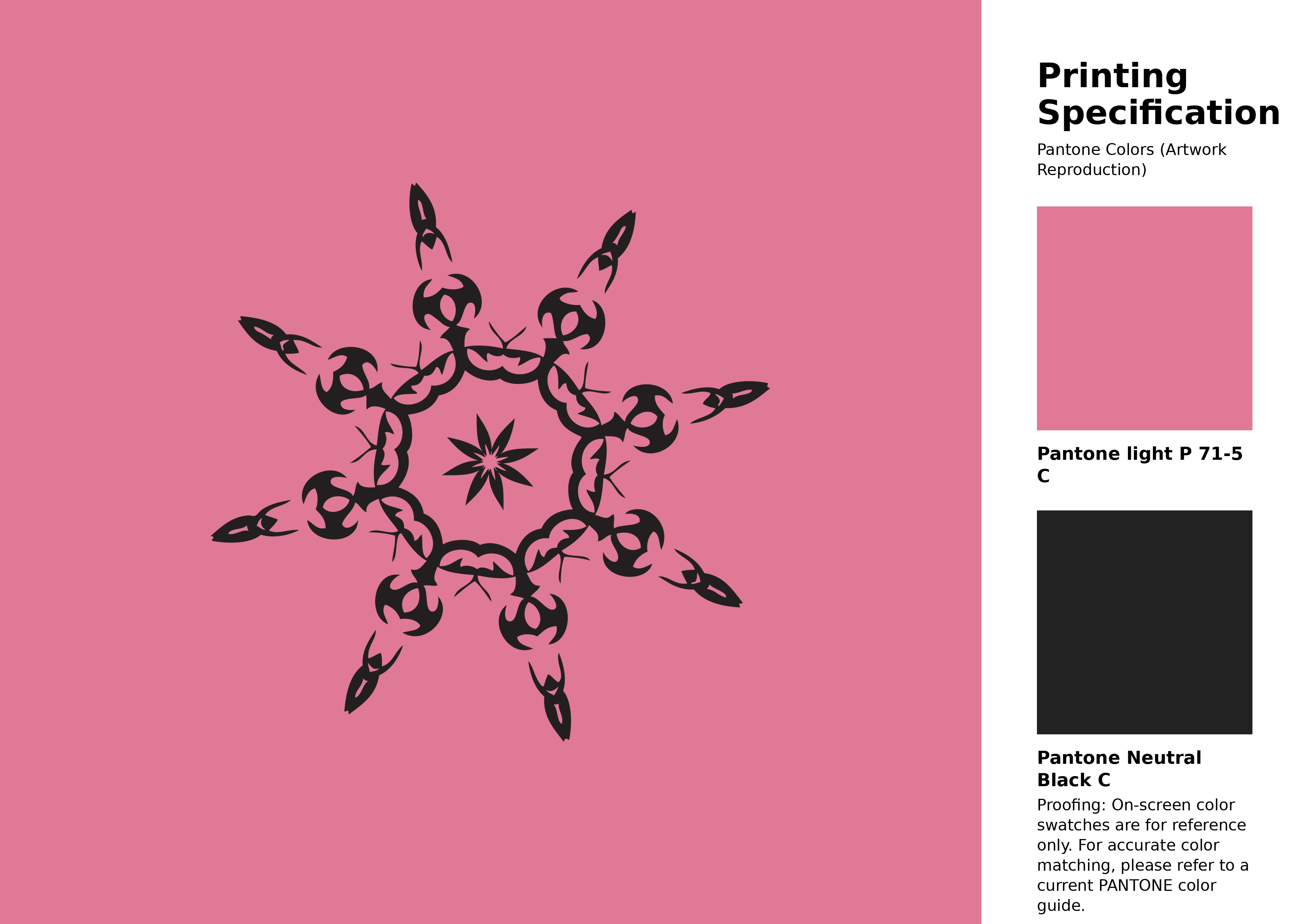 High-quality artwork and graphic illustration using Pantone P 71-5 C Color | Hex color Code #df7996. A fantastic creative resource for designers and artists. #artwork #illustration #graphicart #df7996