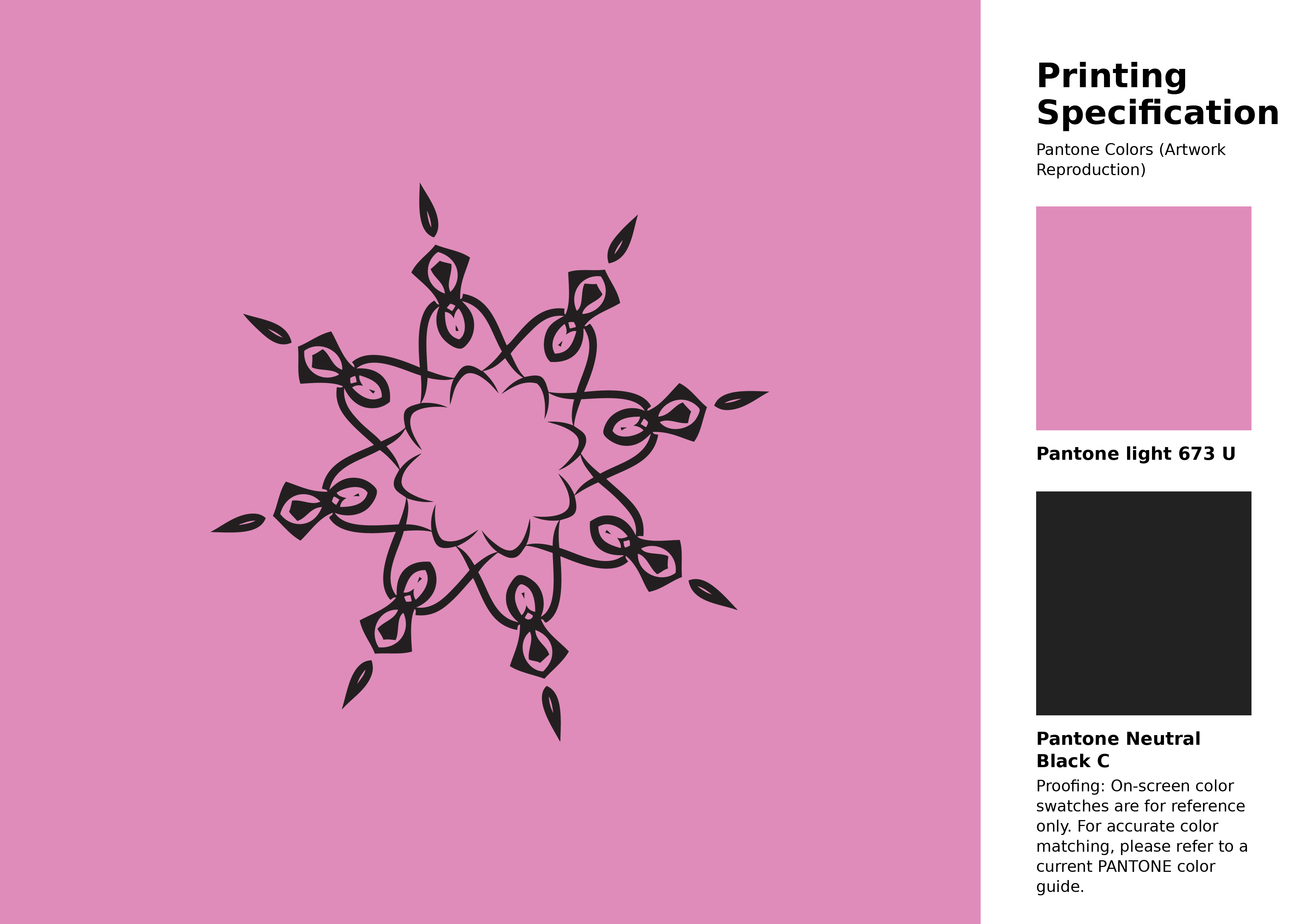 High-quality artwork and graphic illustration using Pantone 673 U Color | Hex color Code #df8cba. A fantastic creative resource for designers and artists. #artwork #illustration #graphicart #df8cba