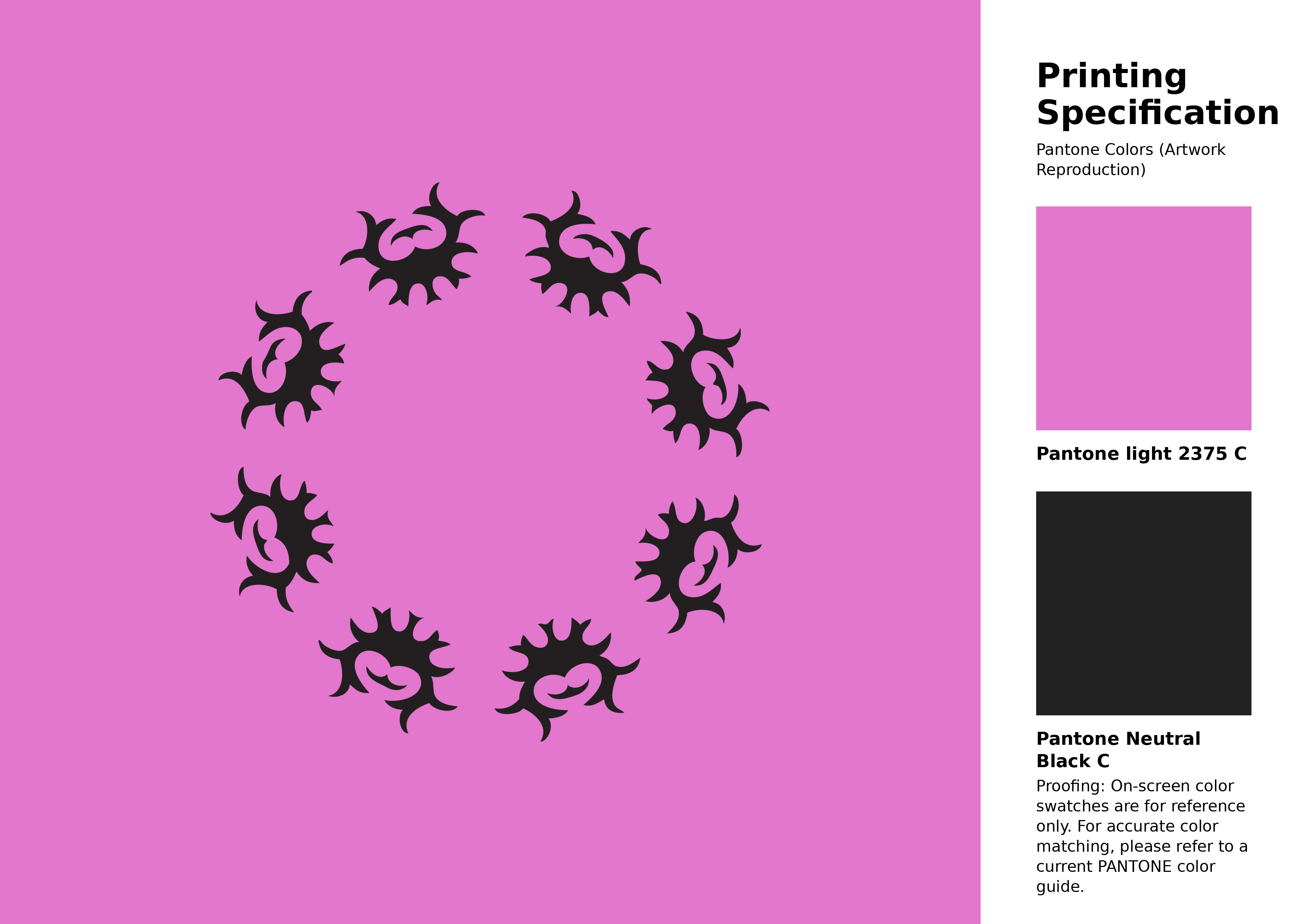 High-quality artwork and graphic illustration using Pantone 2375 C Color | Hex color Code #e277cd. A fantastic creative resource for designers and artists. #artwork #illustration #graphicart #e277cd