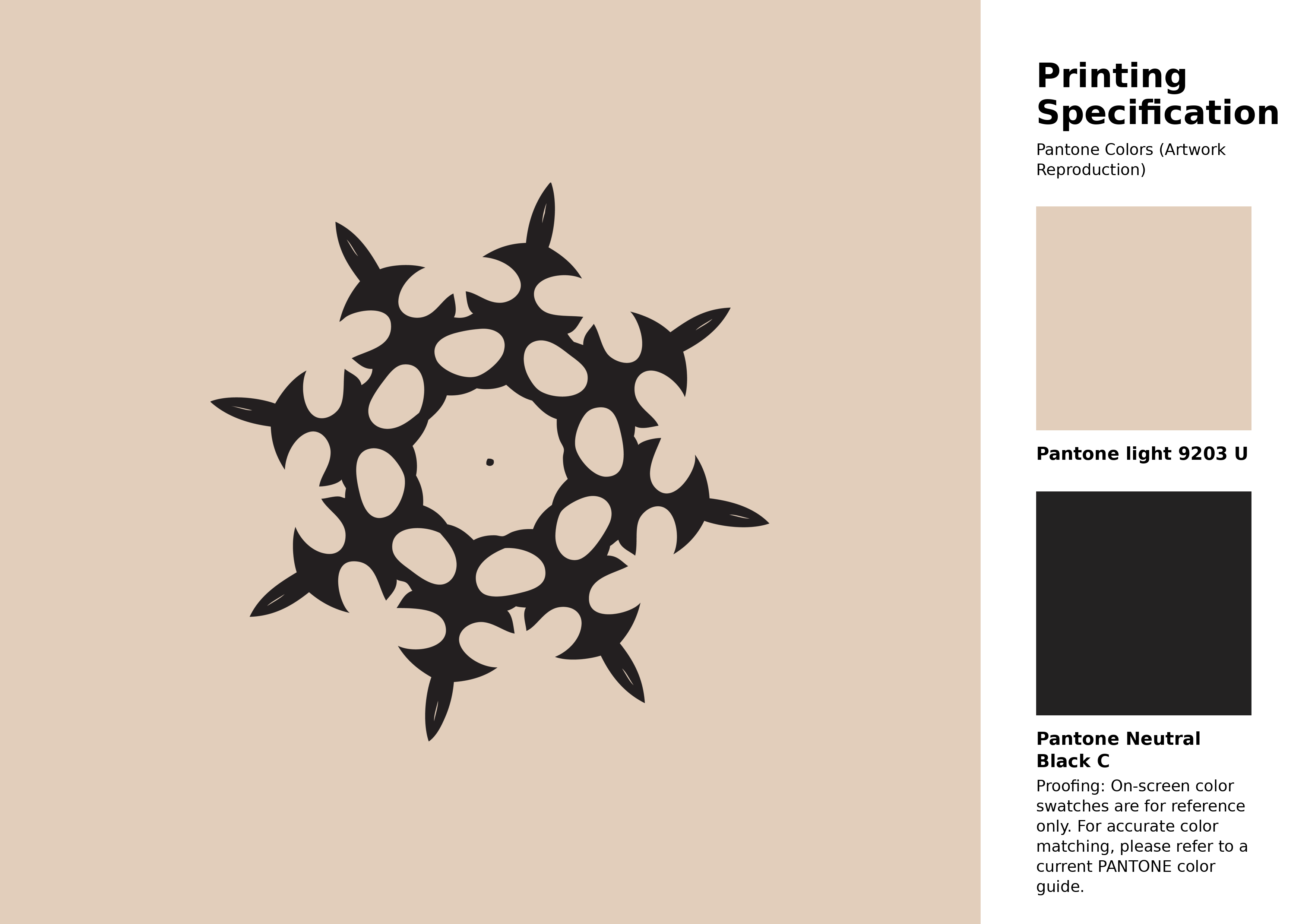 High-quality artwork and graphic illustration using Pantone 9203 U Color | Hex color Code #e2cebb. A fantastic creative resource for designers and artists. #artwork #illustration #graphicart #e2cebb