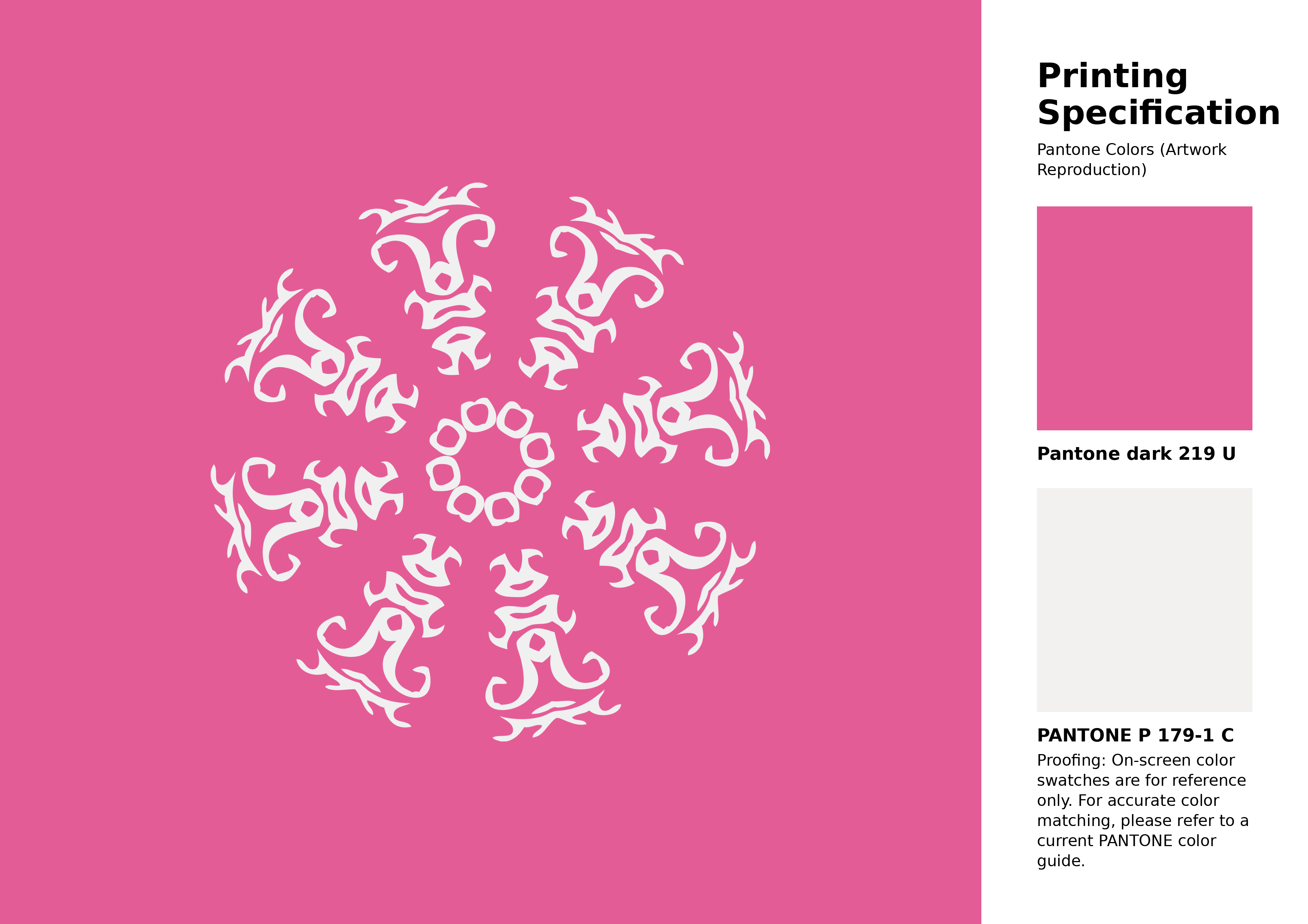 High-quality artwork and graphic illustration using Pantone 219 U Color | Hex color Code #e45c96. A fantastic creative resource for designers and artists. #artwork #illustration #graphicart #e45c96