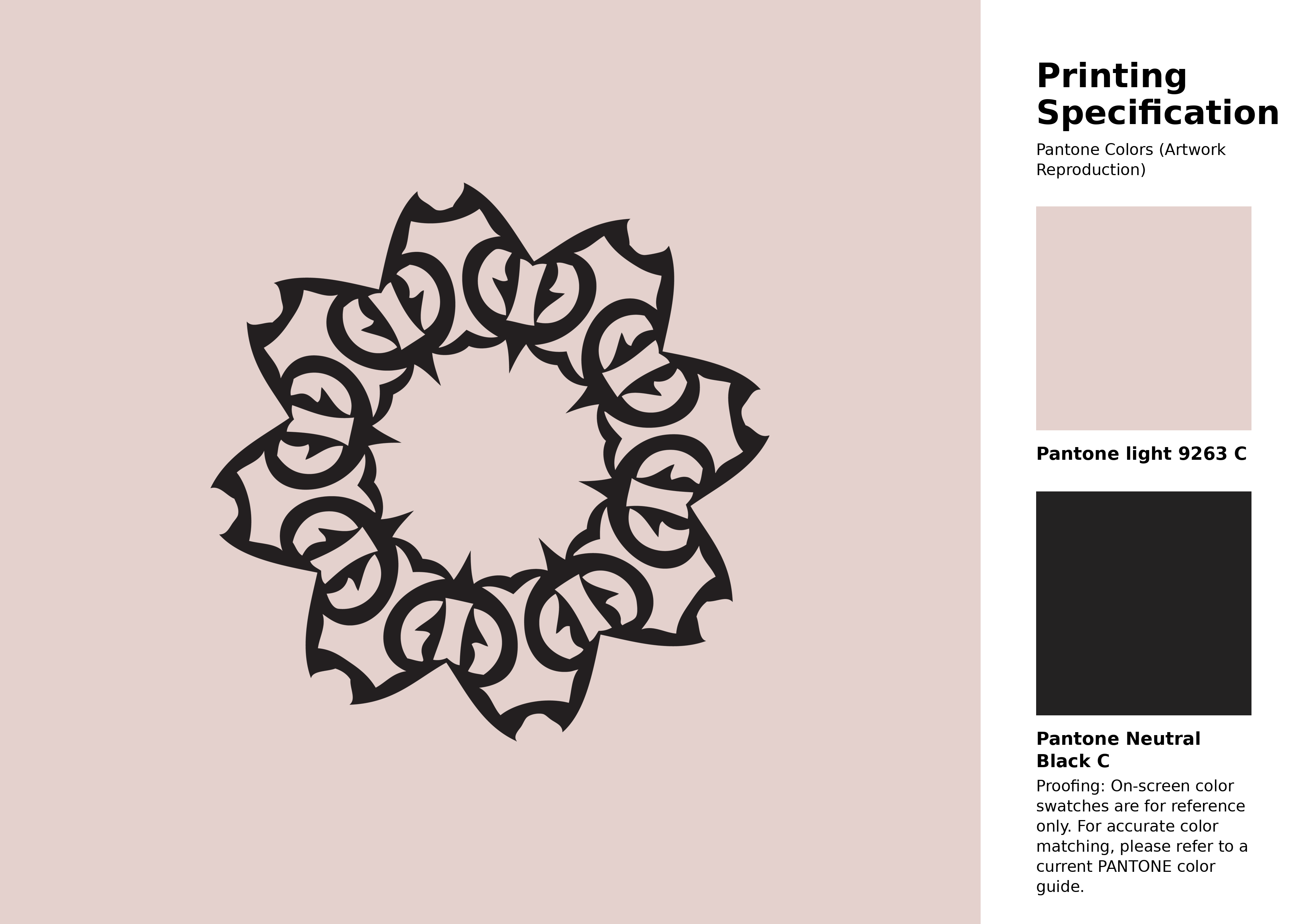 High-quality artwork and graphic illustration using Pantone 9263 C Color | Hex color Code #e4d1cd. A fantastic creative resource for designers and artists. #artwork #illustration #graphicart #e4d1cd